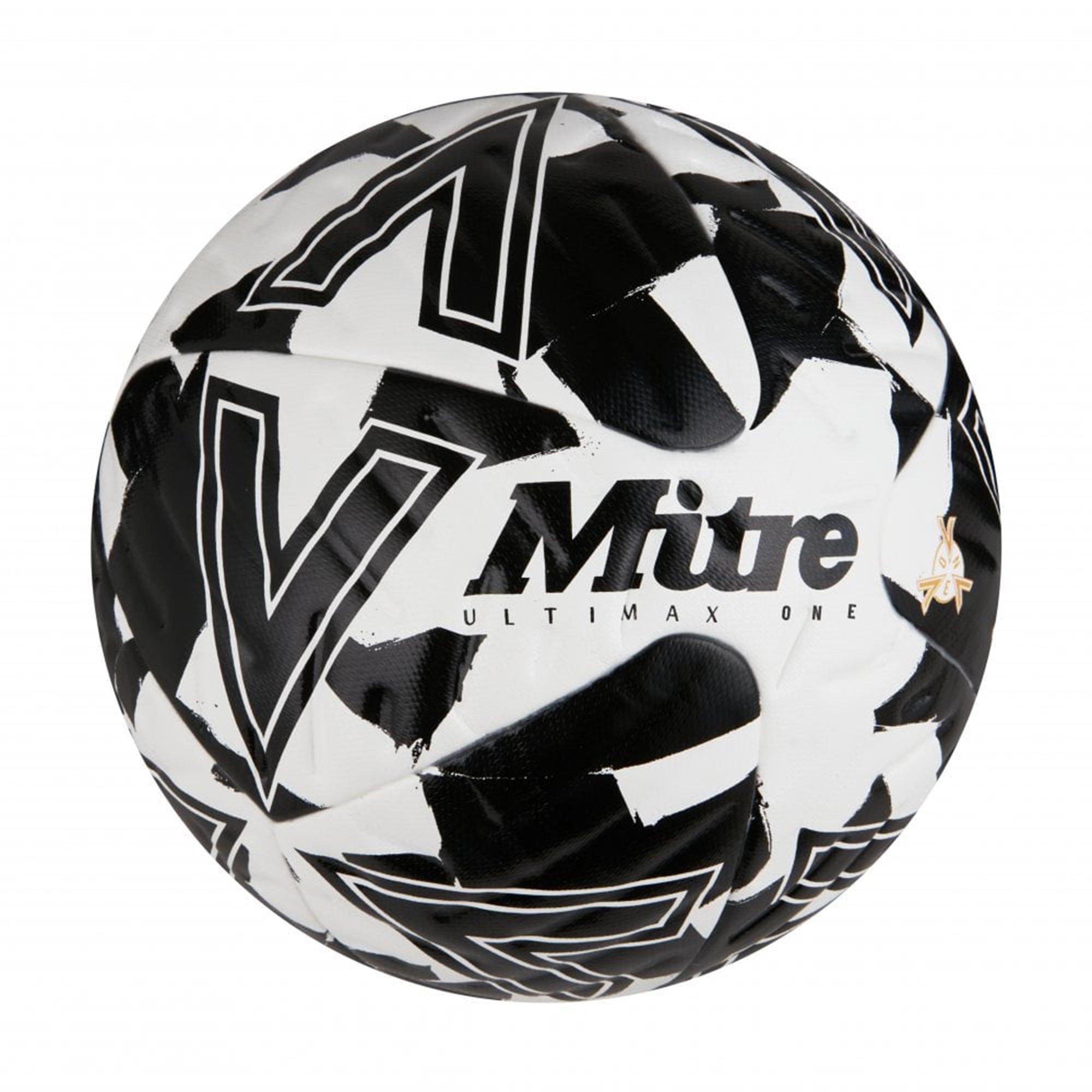 Wht/Blk/Blk - Mitre - Ultimax One Football - 3