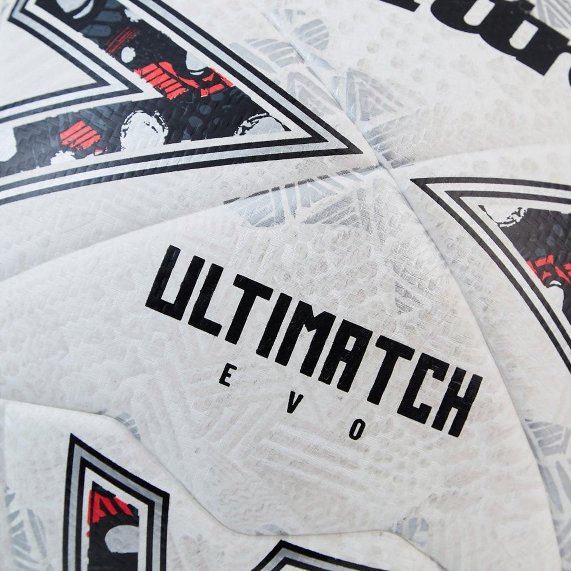 Wht/Wht/Slv - Mitre - Ultimatch Evo Football - 4
