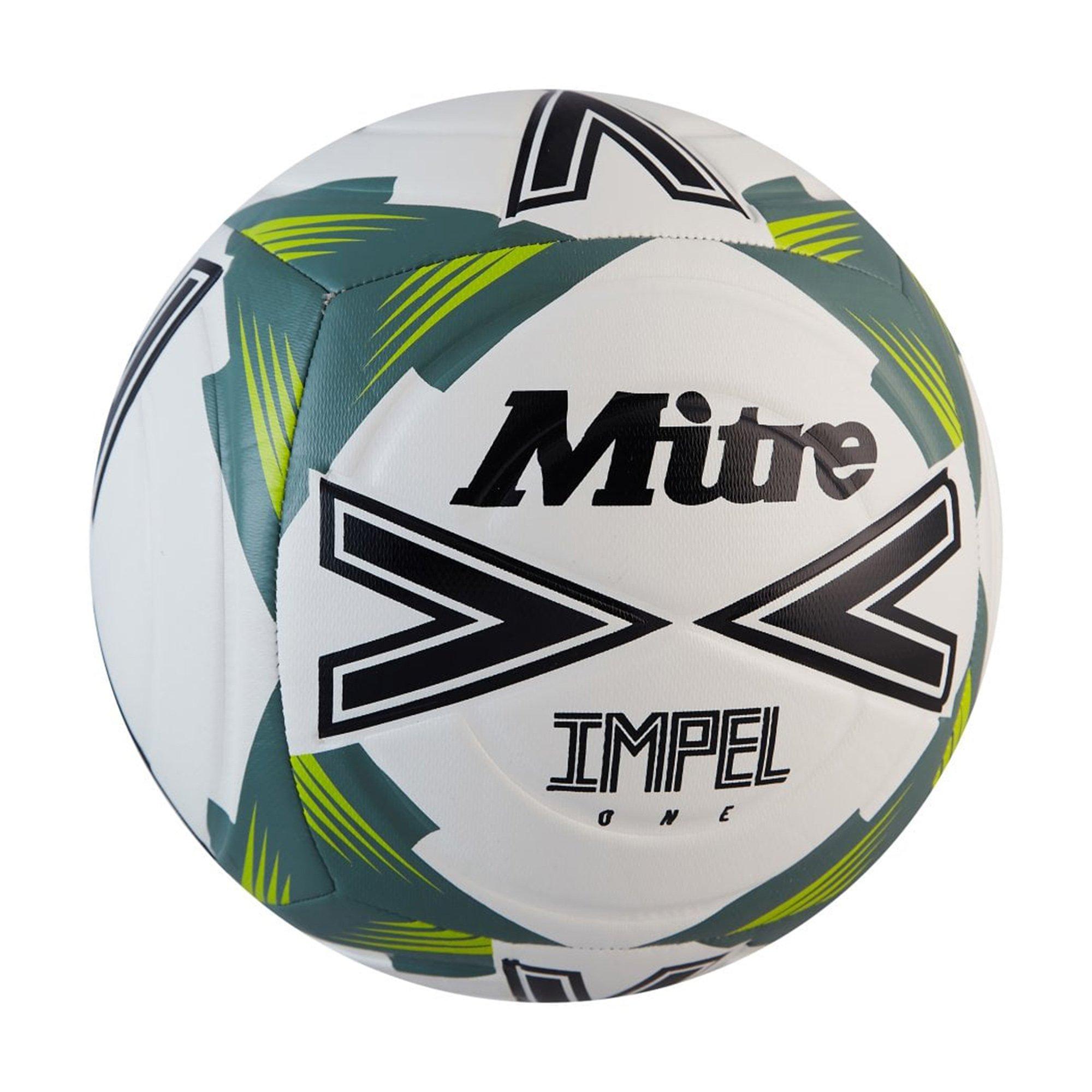 Wht/Blk/Grn - Mitre - Impel One Football - 2