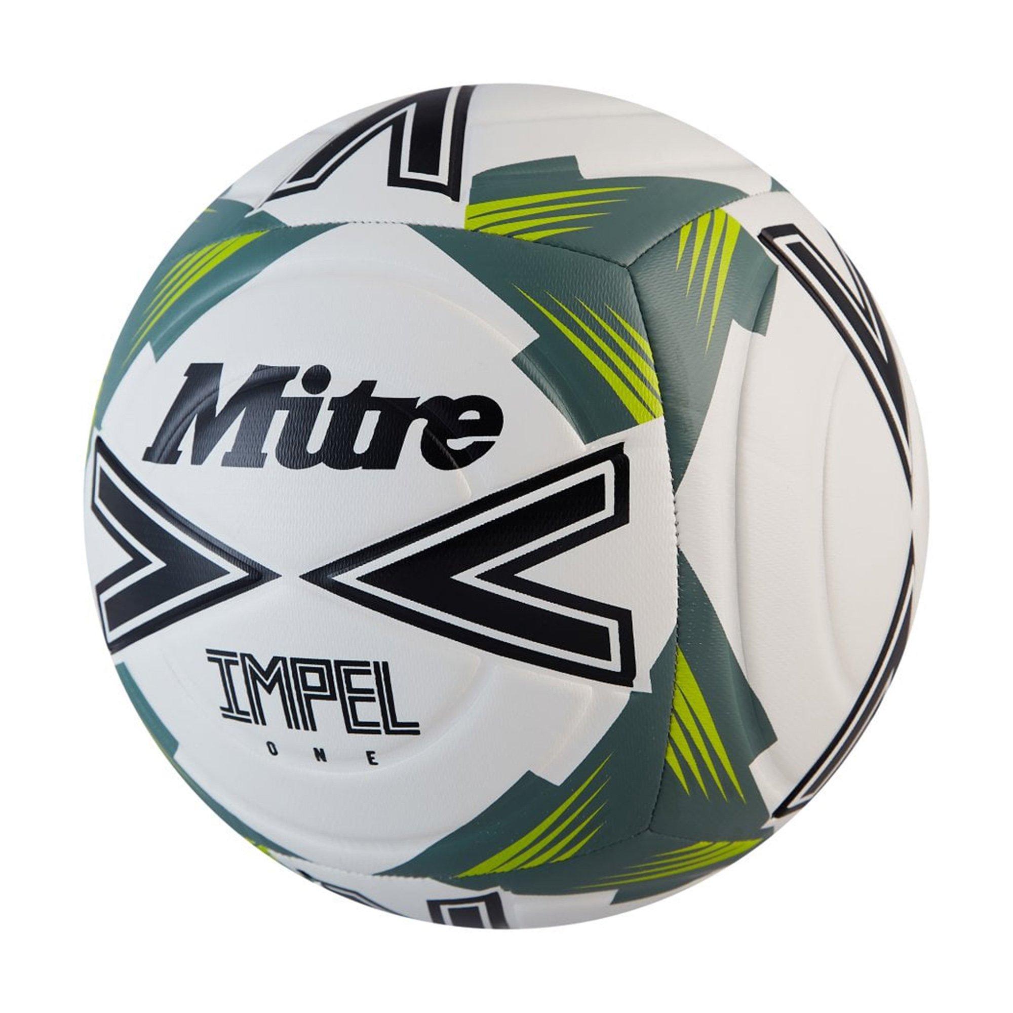 Wht/Blk/Grn - Mitre - Impel One Football - 3