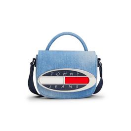 Tommy Jeans Origin Plaque Denim Crossbody Bag