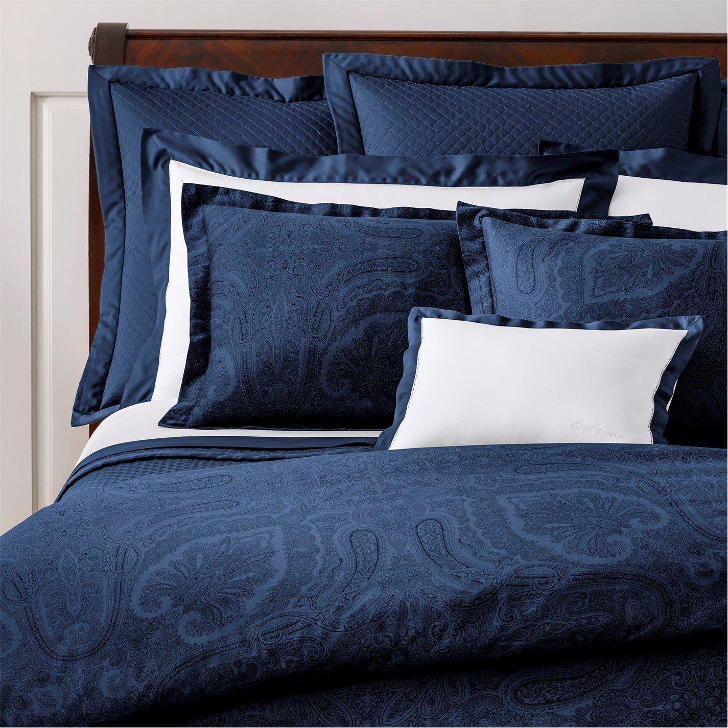 Navy - Ralph Lauren Home - Doncaster Duvet Cover - 3