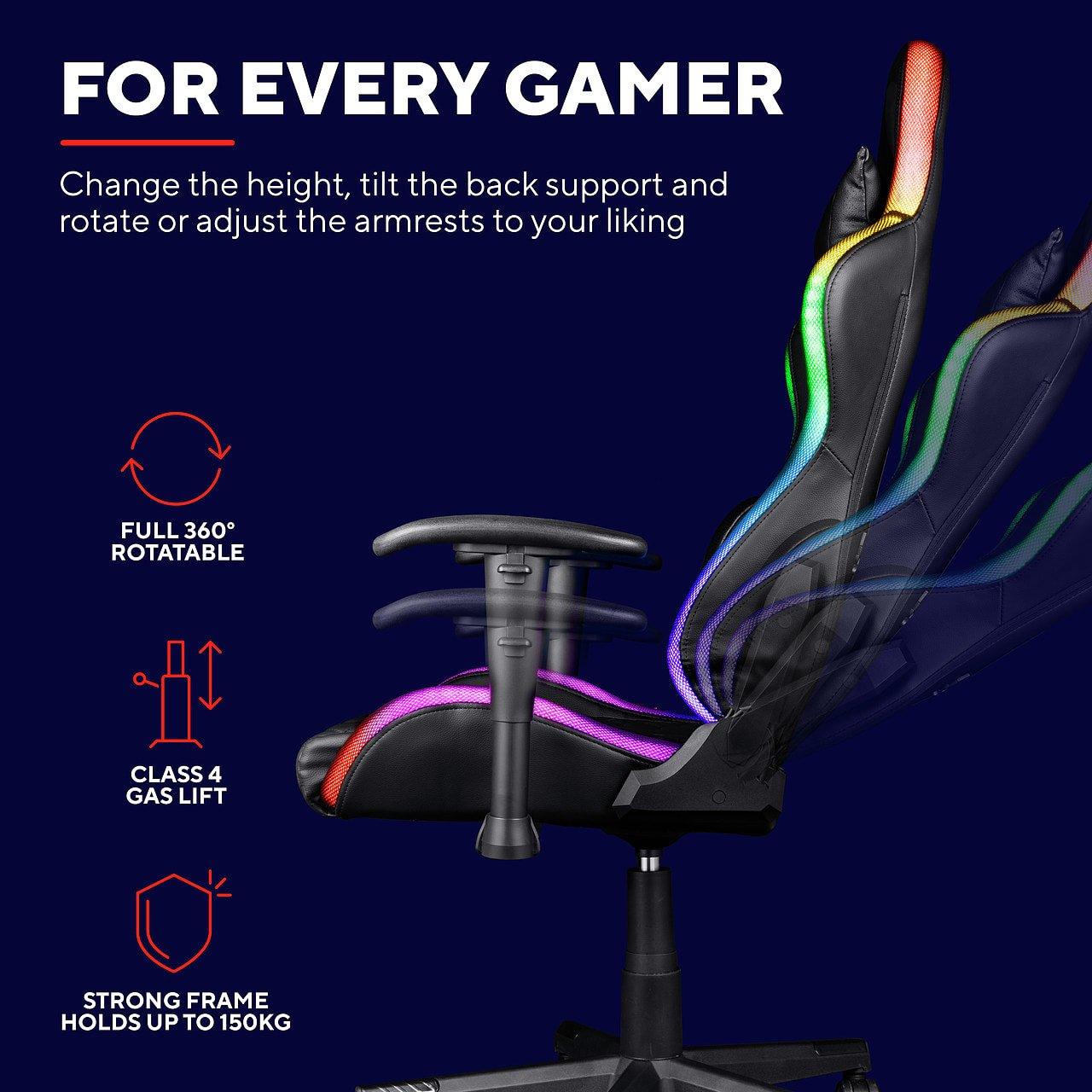 Merchandise - Trust - Rizza RGB LED Gaming Chair - 10