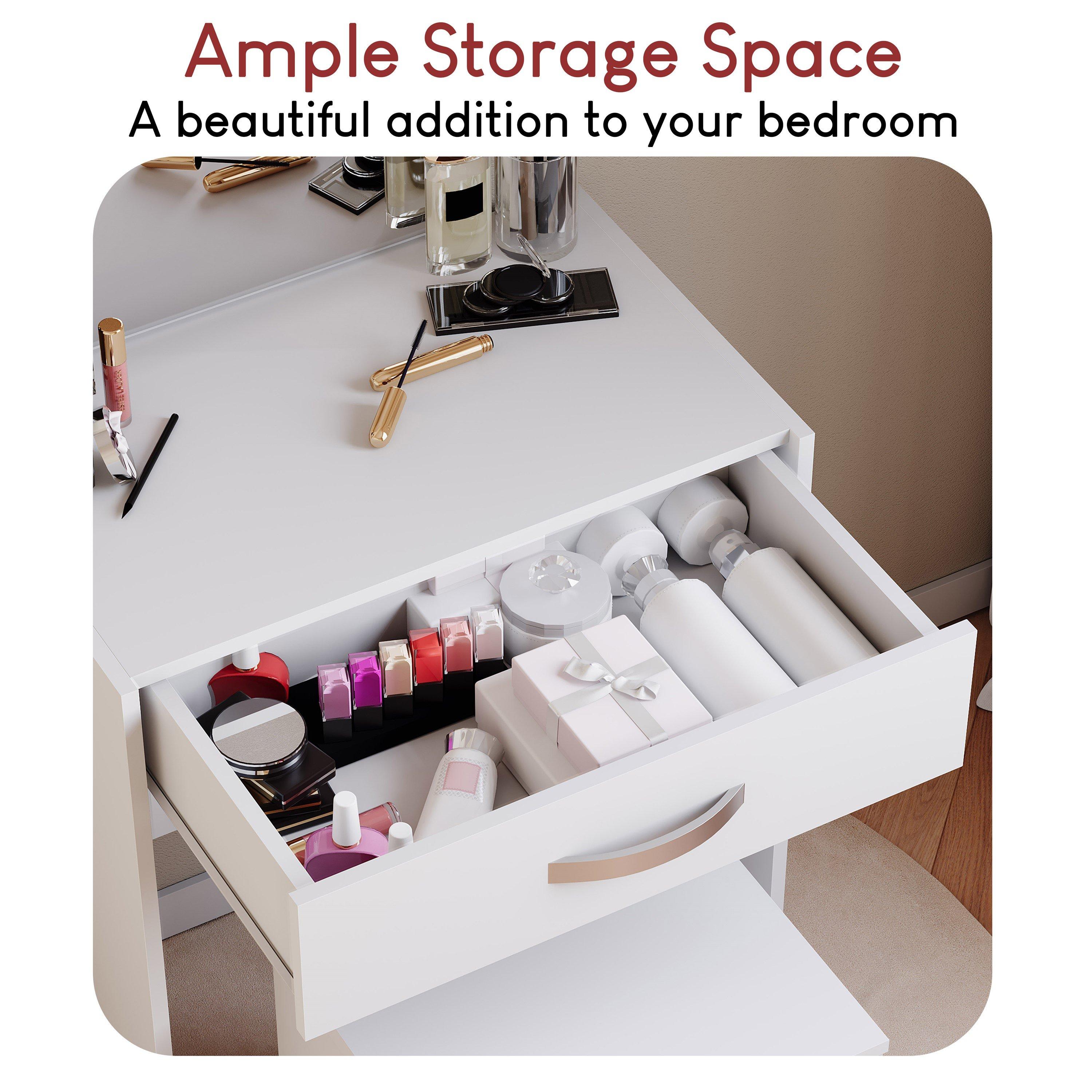 White - Lassic - Vida Designs Isla Dressing Table - 6