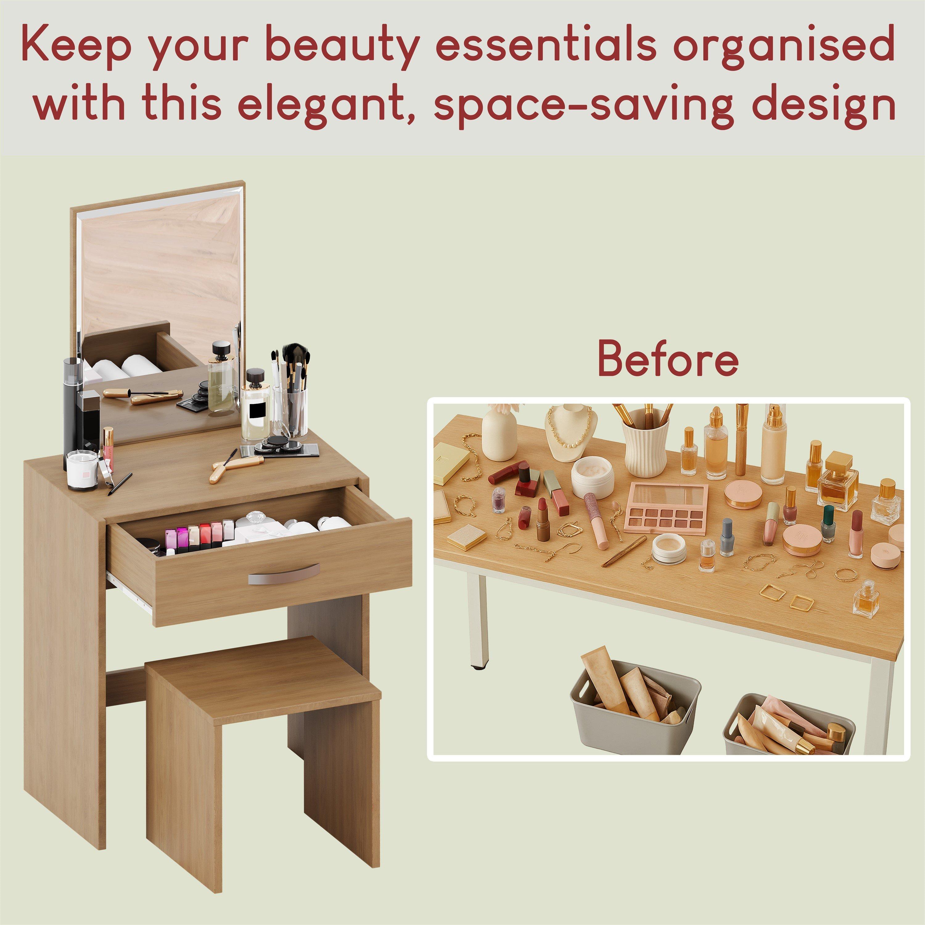 Pine - Lassic - Vida Designs Isla Dressing Table - 5