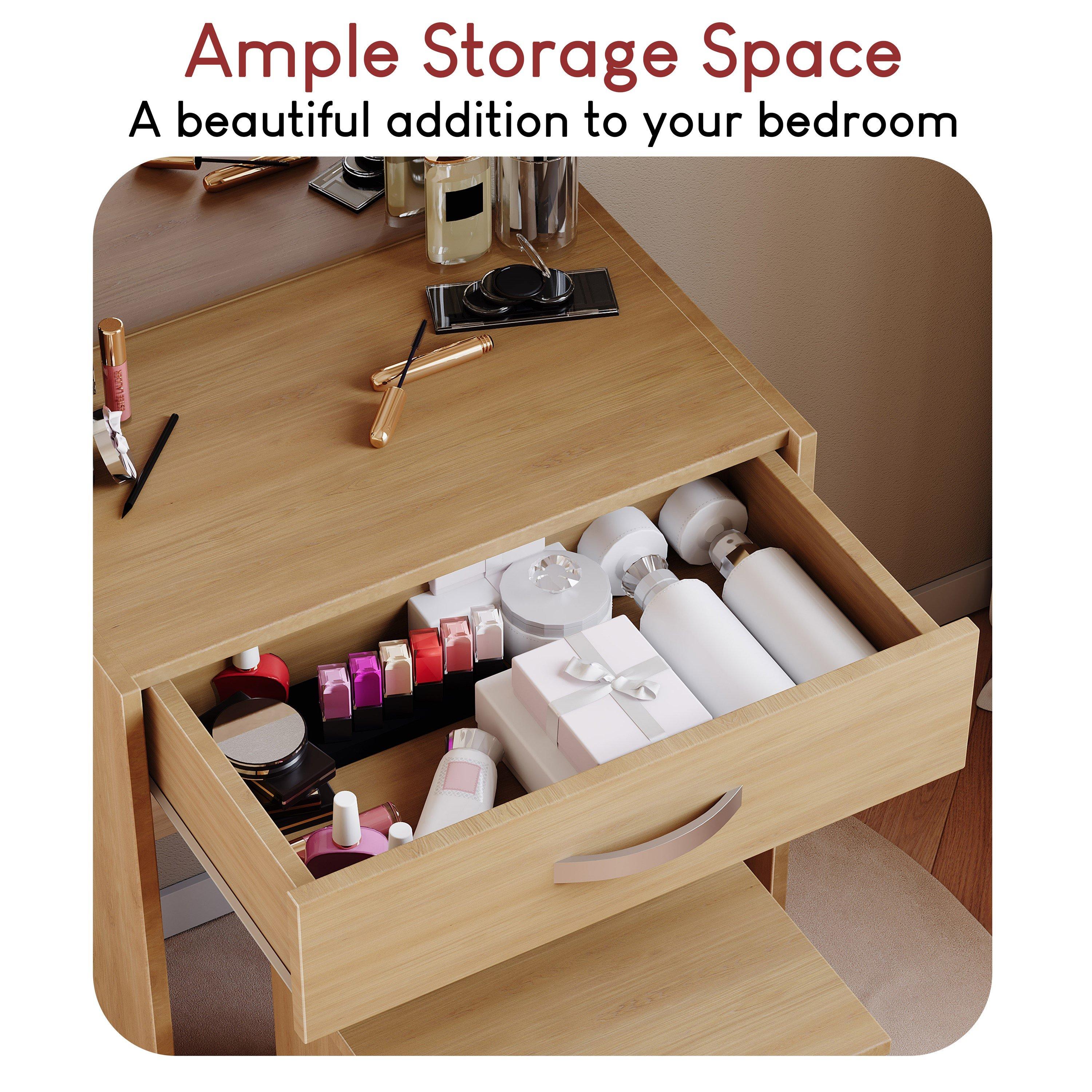 Pine - Lassic - Vida Designs Isla Dressing Table - 6