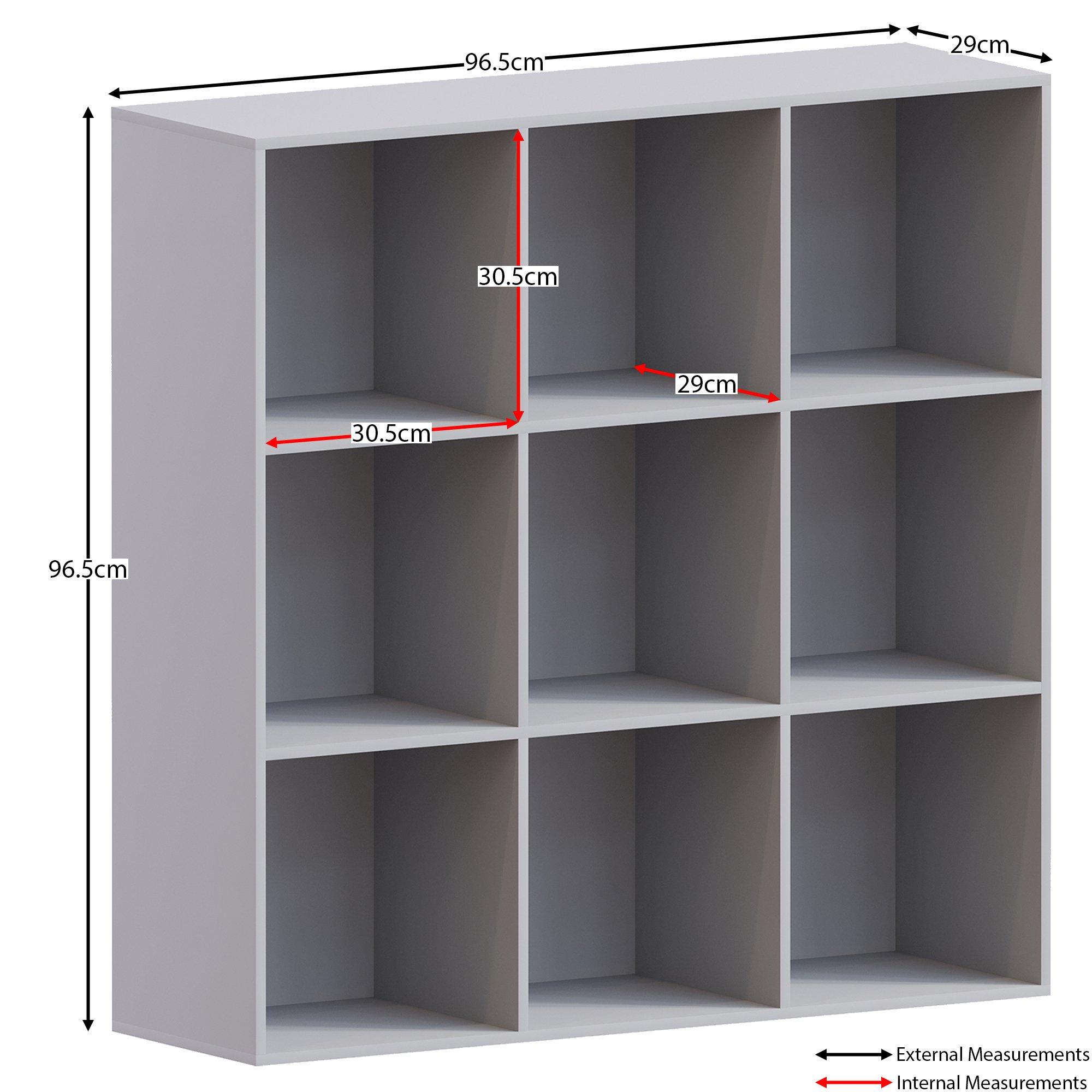Grey - Lassic - Vida Designs Durham 3x3 Cube Storage Unit - 2