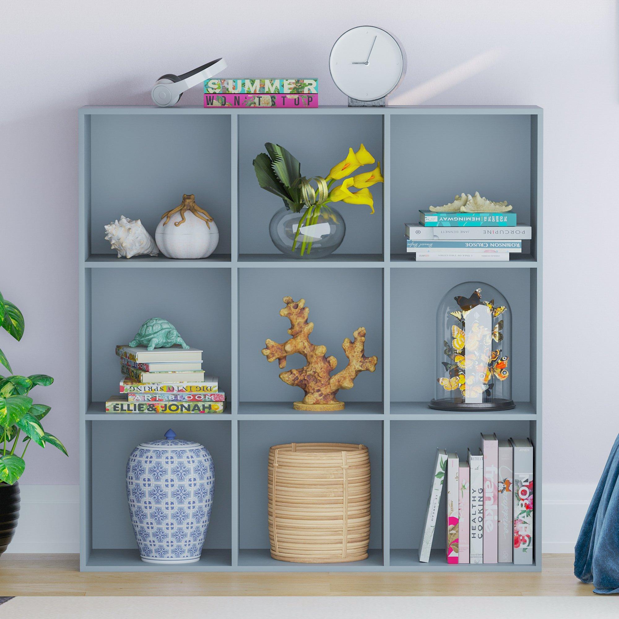 Grey - Lassic - Vida Designs Durham 3x3 Cube Storage Unit - 3