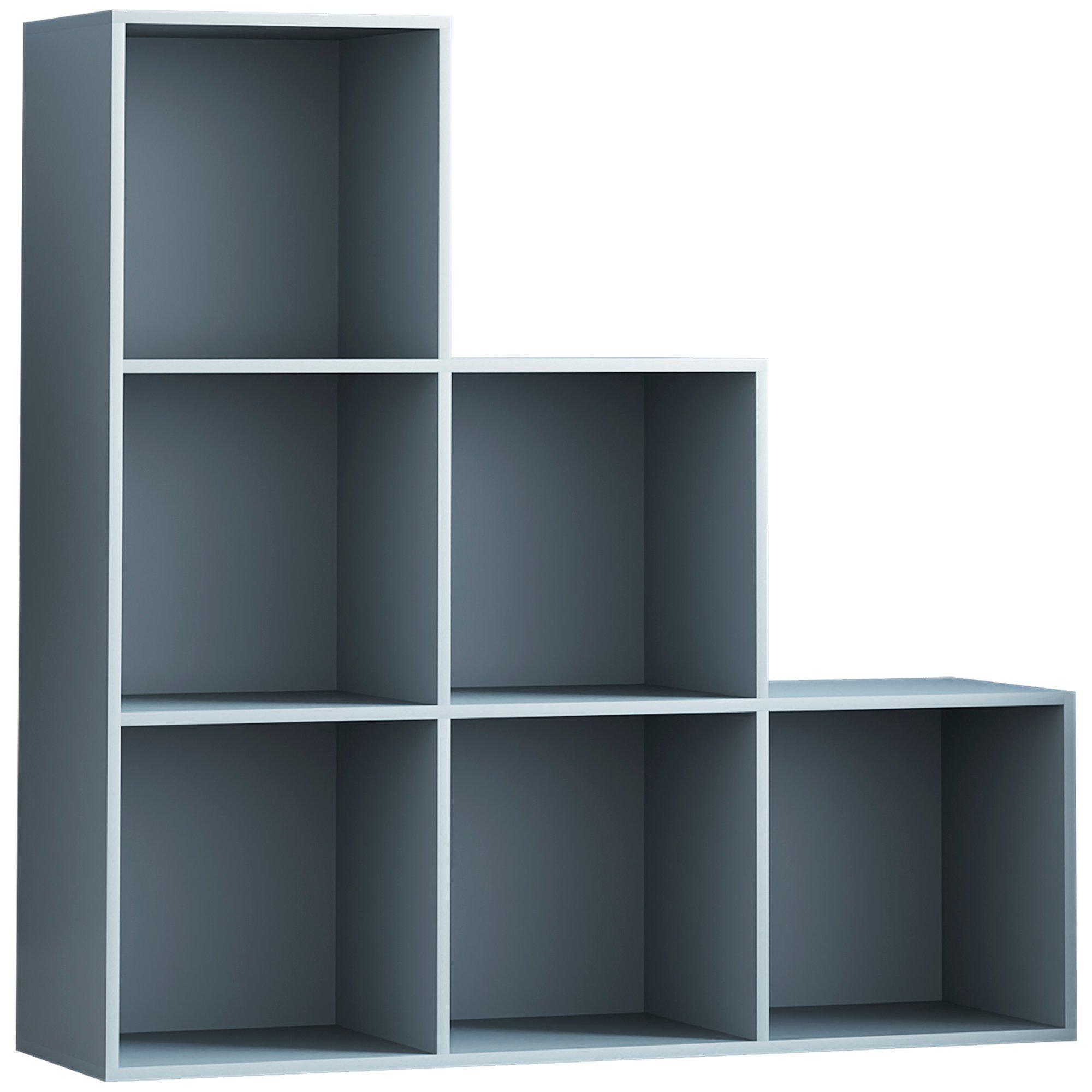Grey - Lassic - Vida Designs Durham 6 Cube Staircase Storage Unit - 7