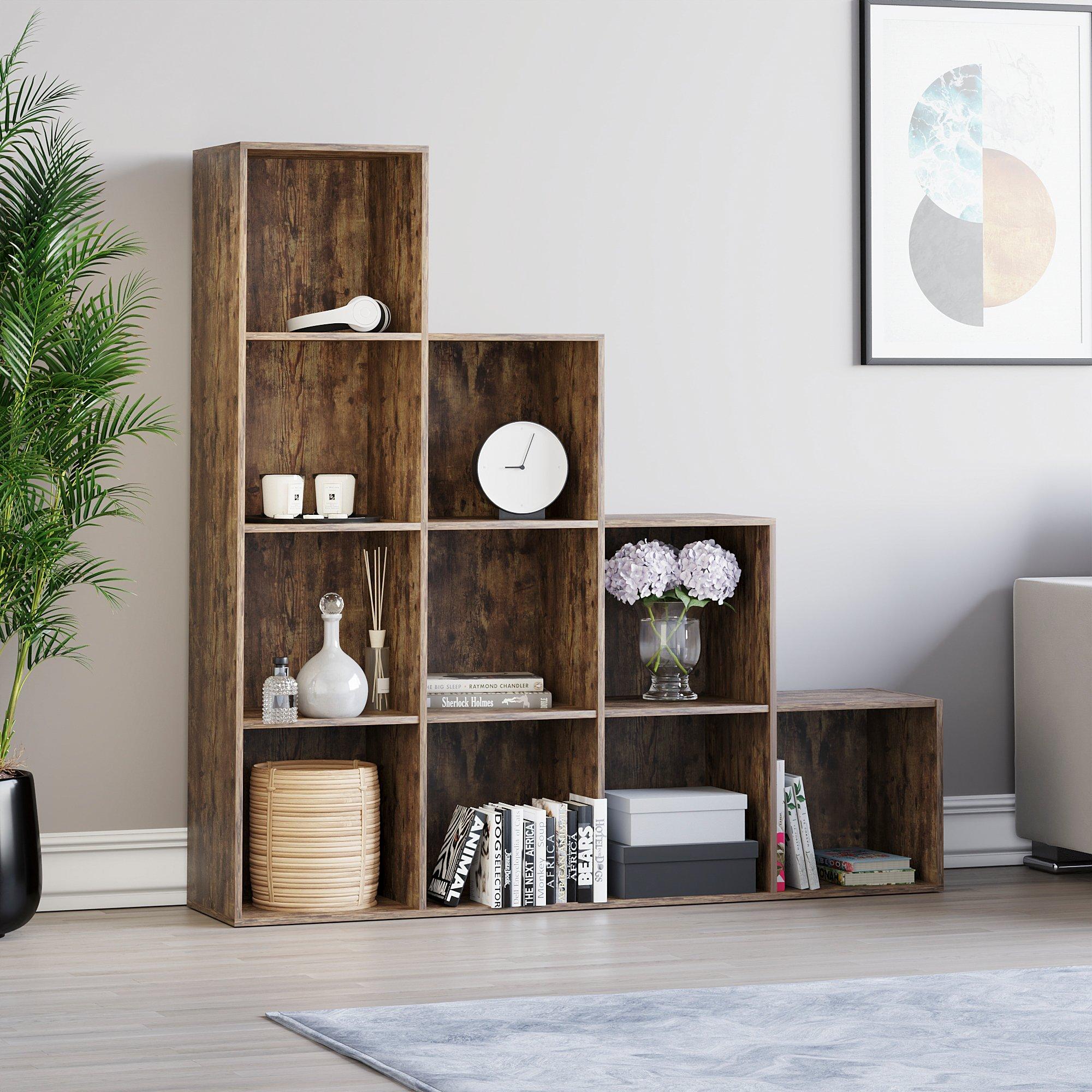 Vida Designs Durham 10 Cube Staircase Storage Unit