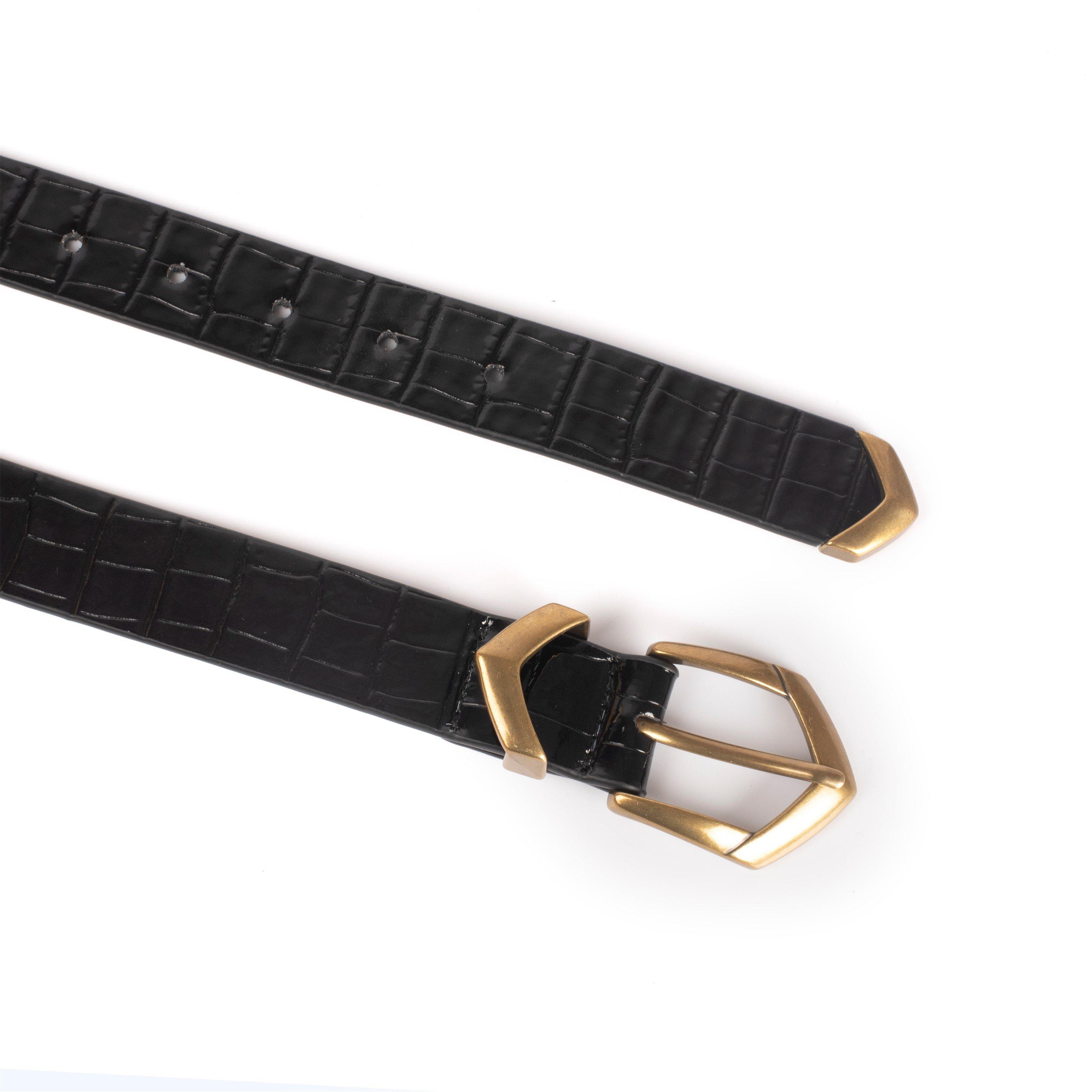 Black - Biba - Biba Croc Belt - 2