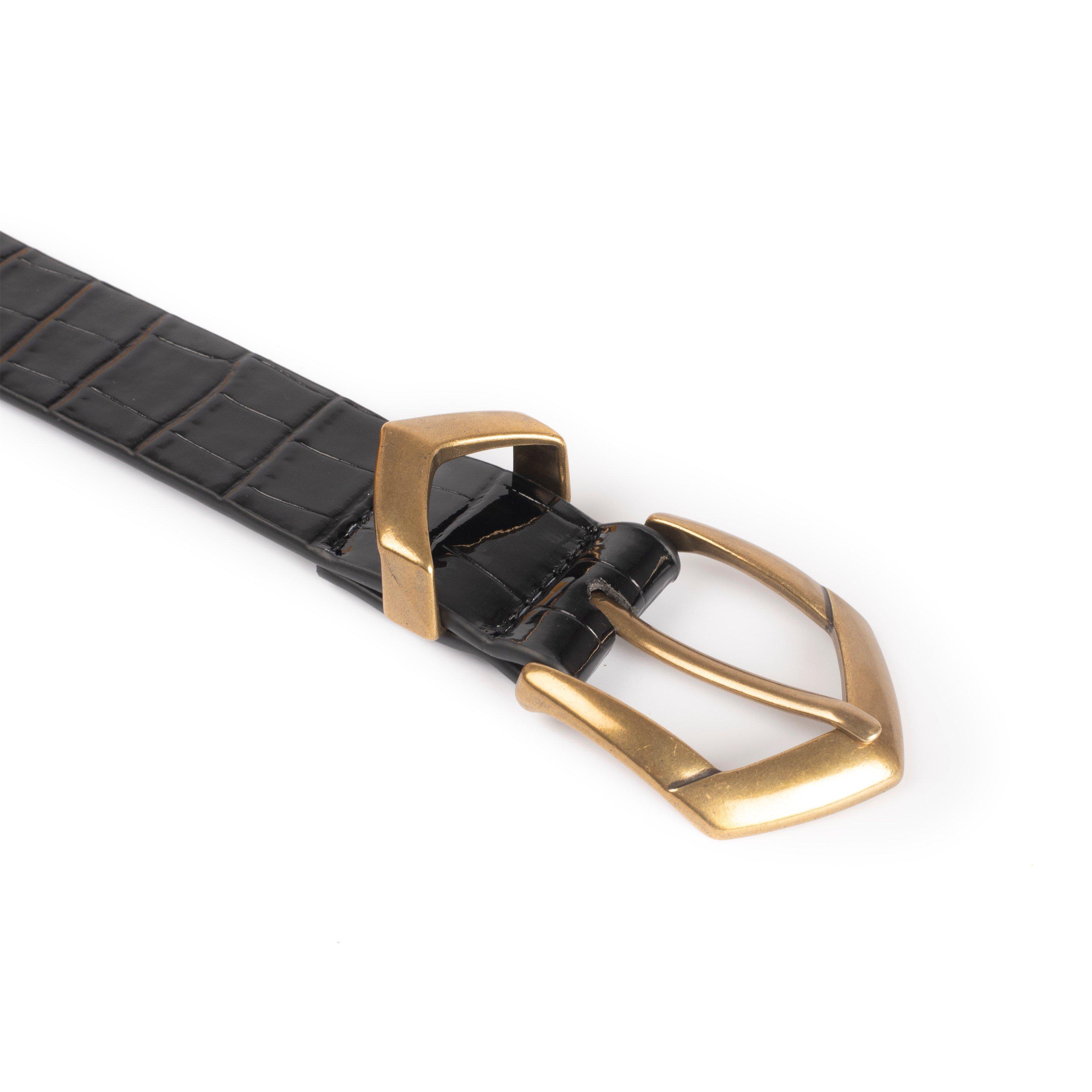 Black - Biba - Biba Croc Belt - 3