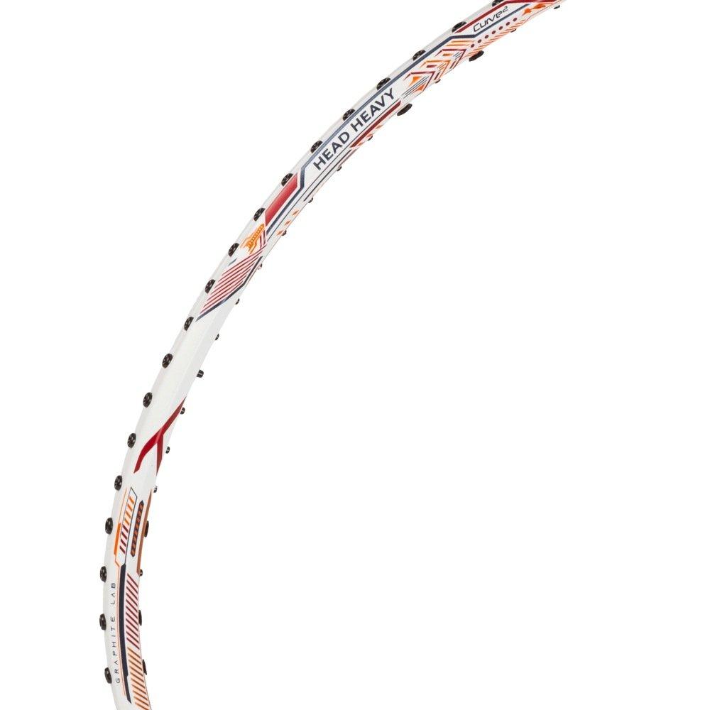 White/Red - Hundred - Hundred Viper 9000 Badminton Racket - 6
