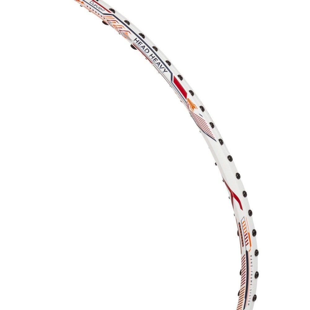 White/Red - Hundred - Hundred Viper 9000 Badminton Racket - 7