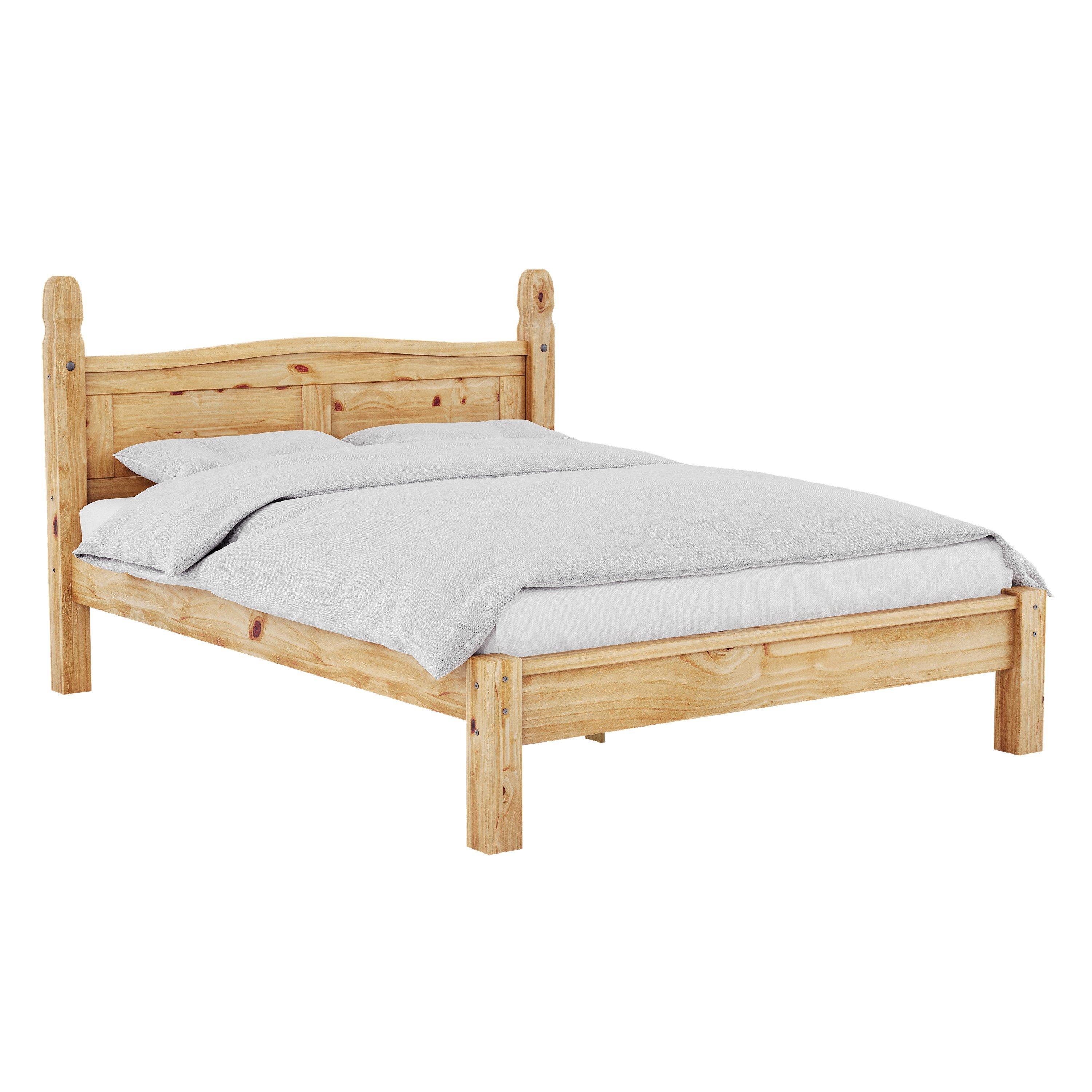 Pine - Lassic - Vida Designs Corona King Size Bed - 7