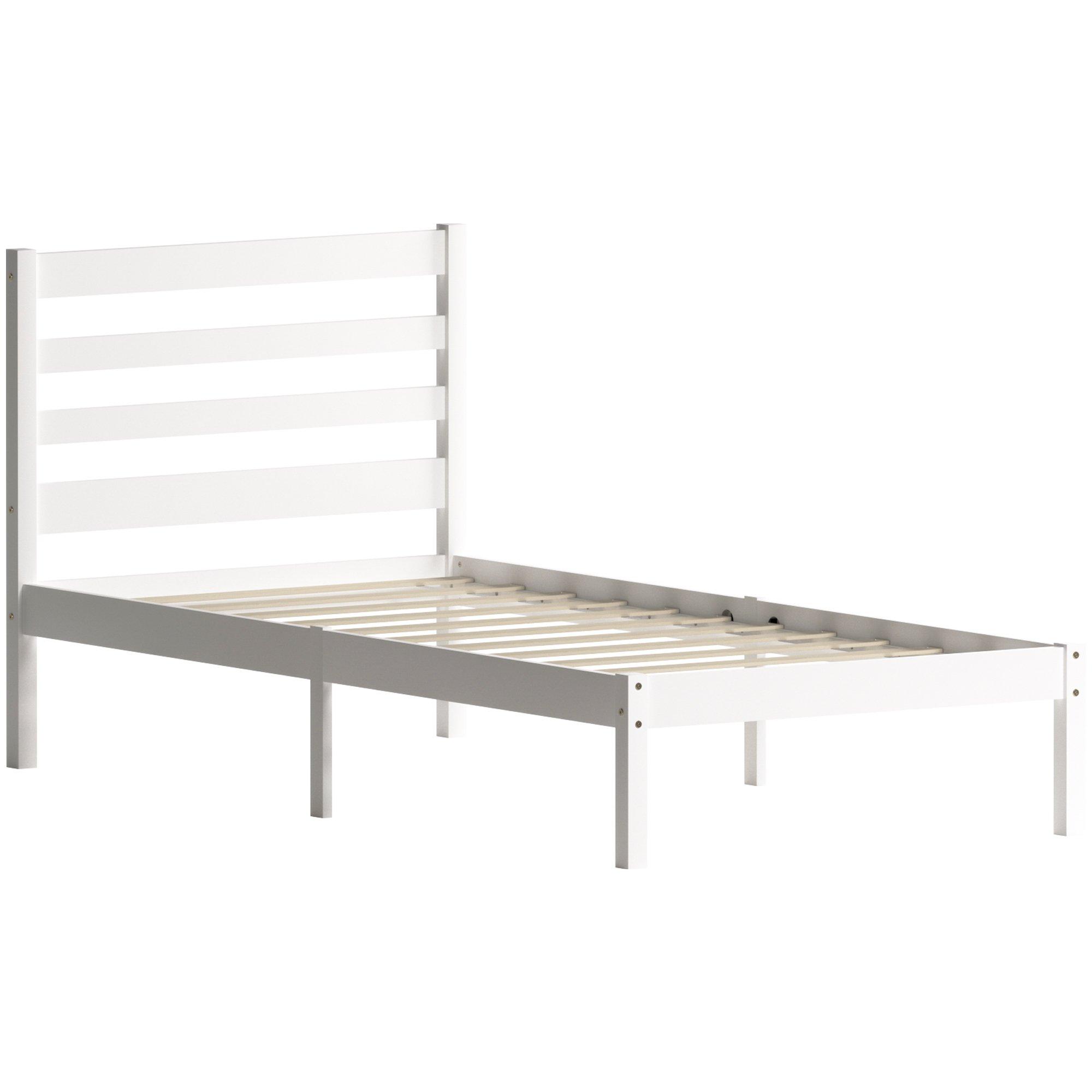 White - Lassic - Junior Vida Libra Single Wooden Bed - 8