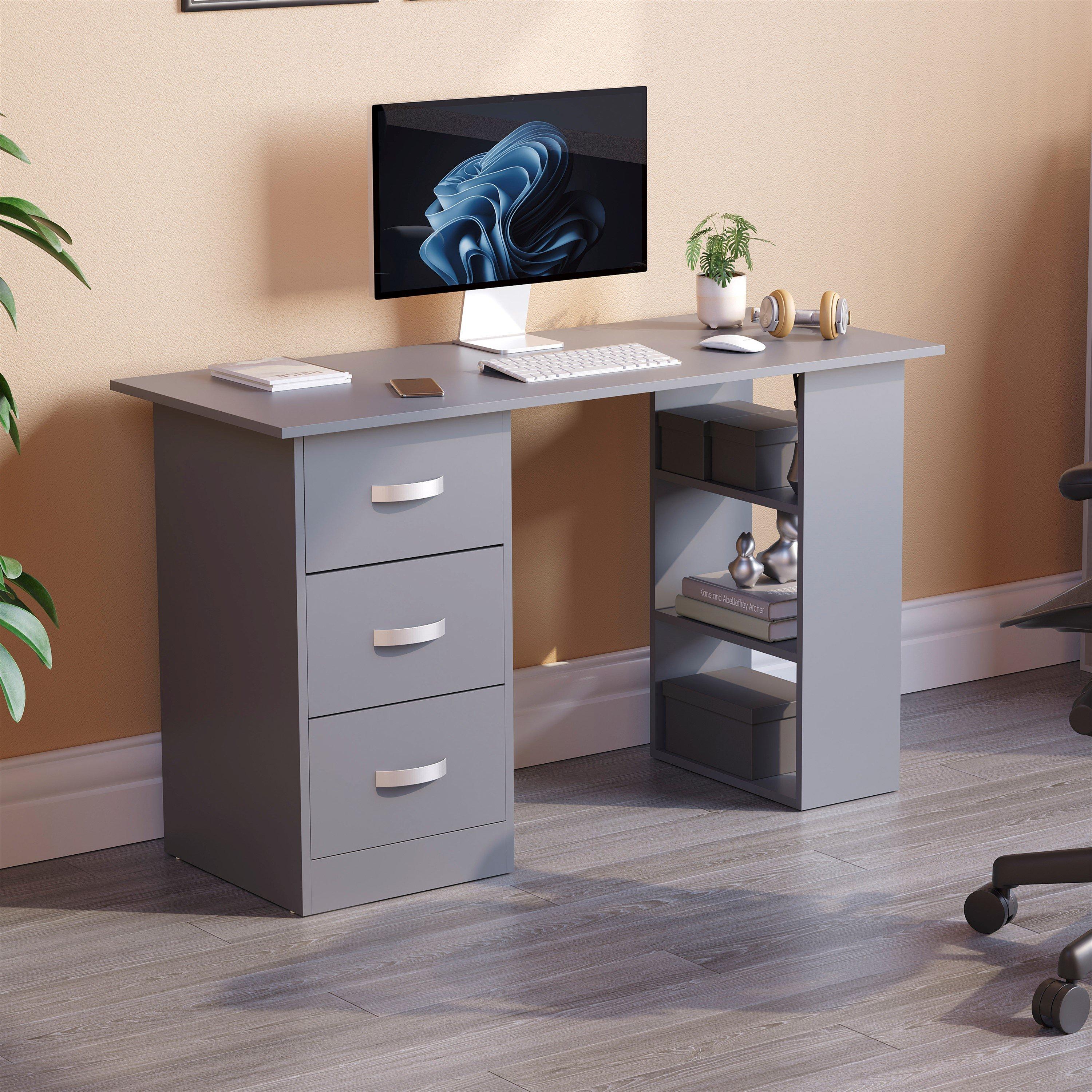 Lassic  Vida Designs Mason Computer Desk - Grey