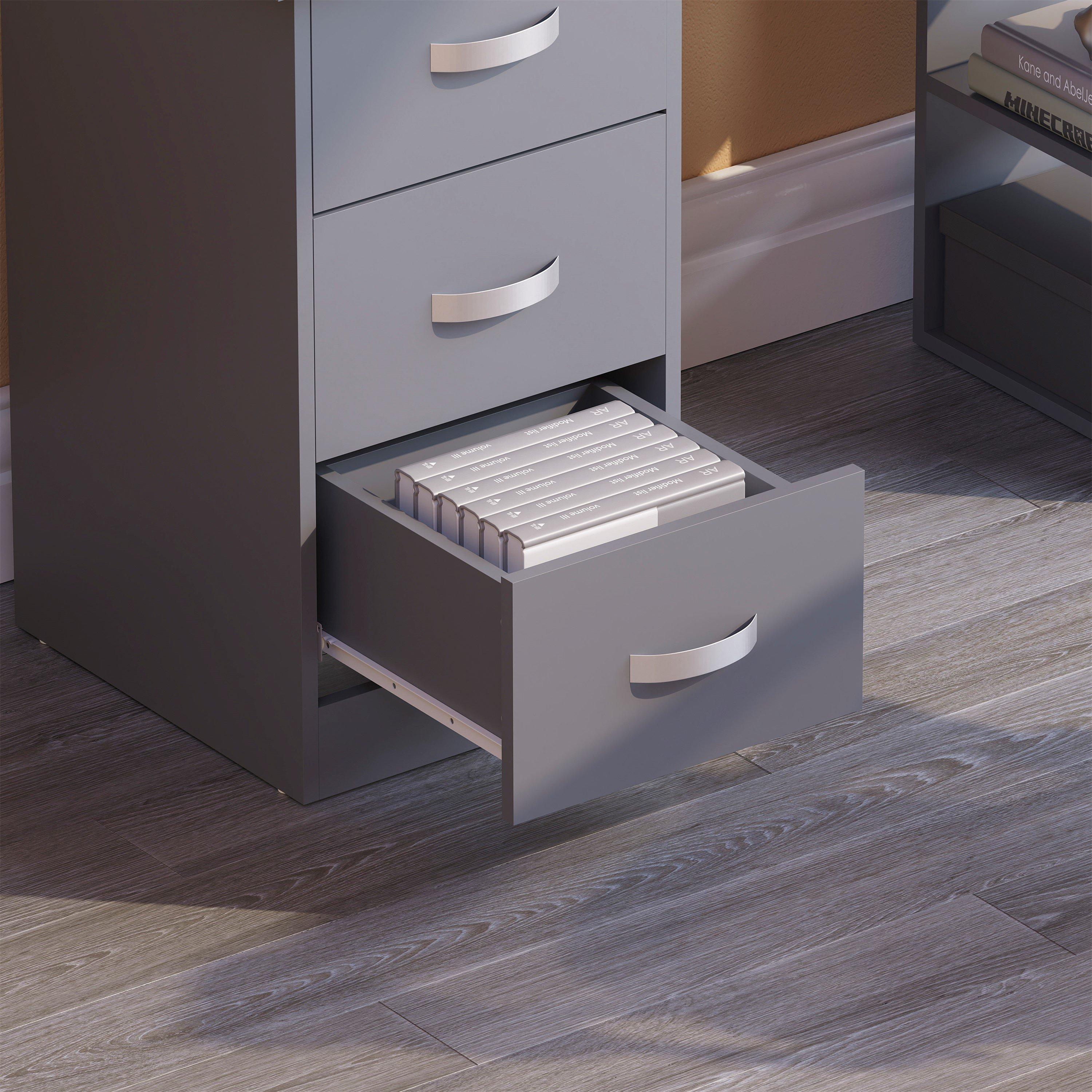 Grey - Lassic - Vida Designs Mason Computer Desk - 5