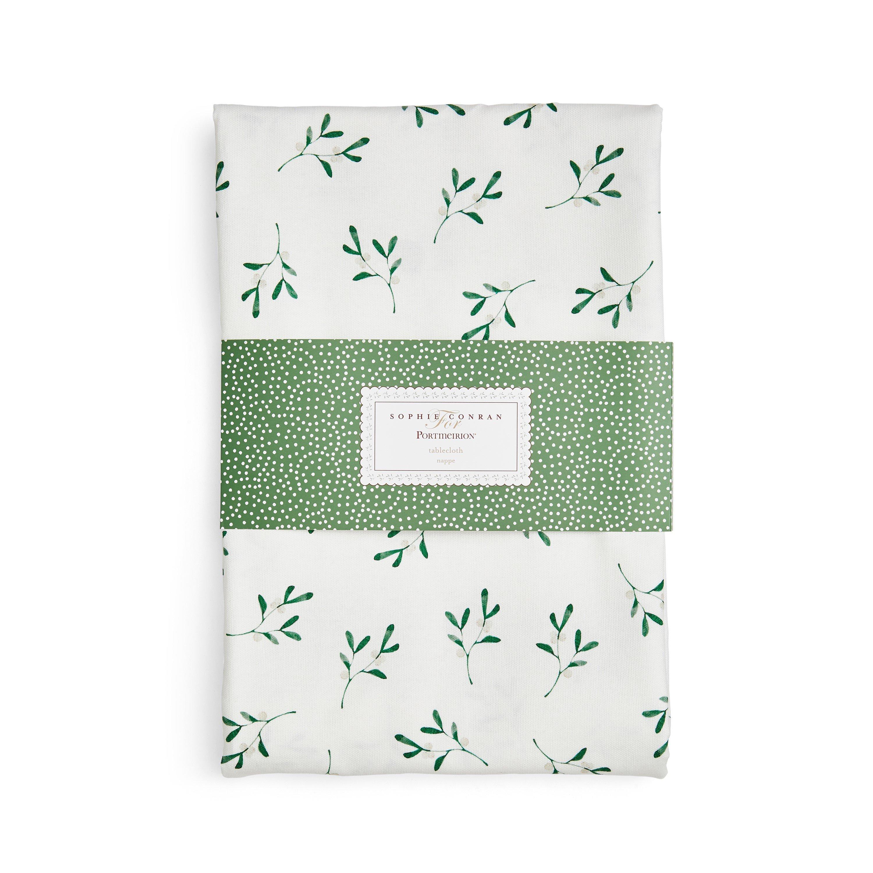 White - Portmeirion - Sophie Conran Mistletoe Tablecloth - 2