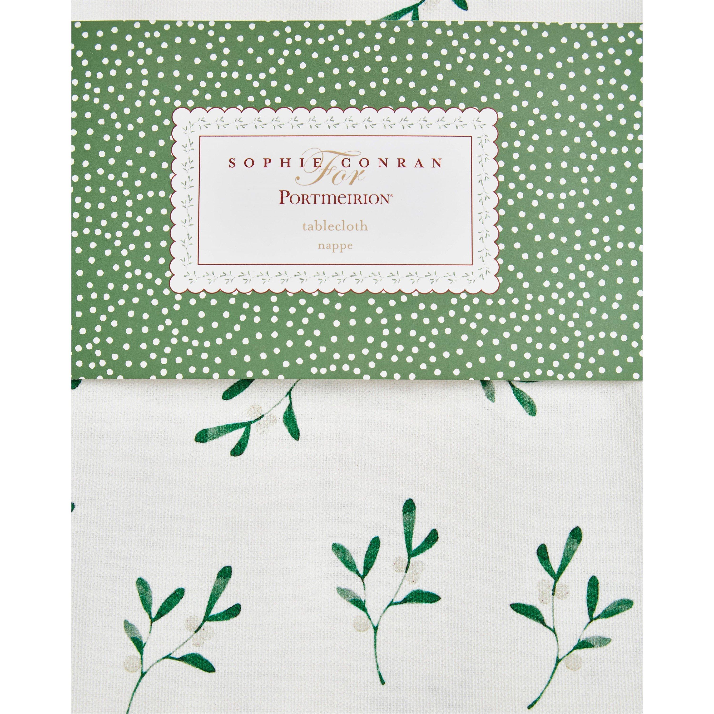 White - Portmeirion - Sophie Conran Mistletoe Tablecloth - 3