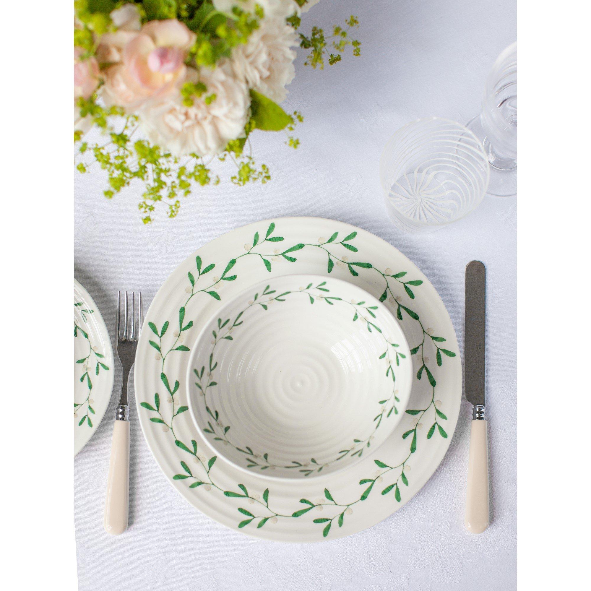 White - Portmeirion - Sophie Conran Mistletoe Set of 4 Bowls - 6