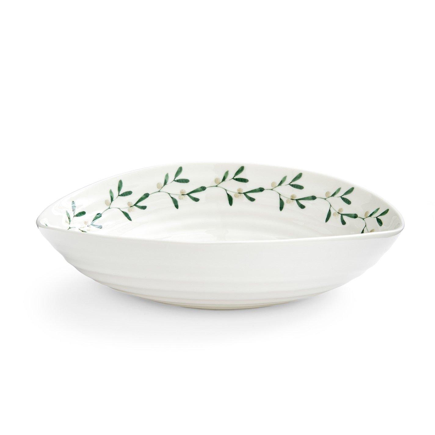 White - Portmeirion - Sophie Conran Mistletoe set of 4 Pasta Bowls - 2