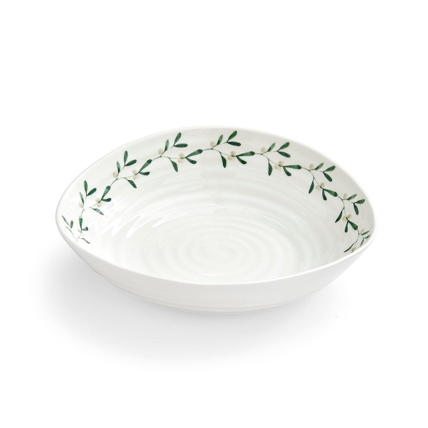 White - Portmeirion - Sophie Conran Mistletoe set of 4 Pasta Bowls - 3