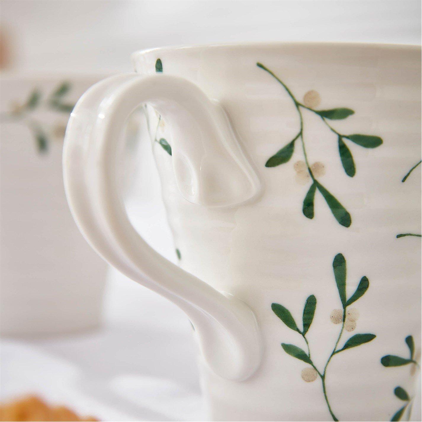 White - Portmeirion - Sophie Conran Mistletoe Set of 2 Mugs - 11