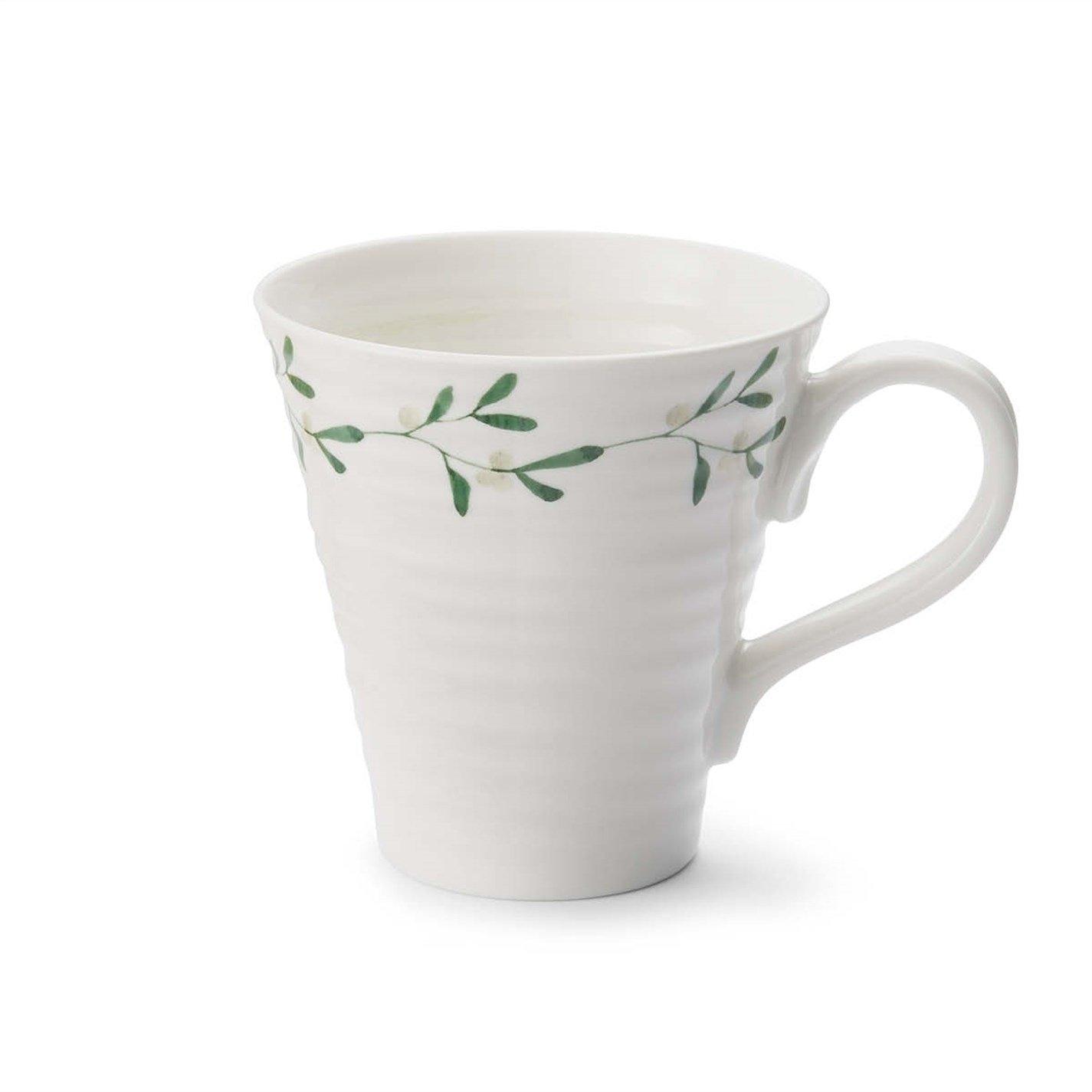 White - Portmeirion - Sophie Conran Mistletoe Set of 2 Mugs - 4