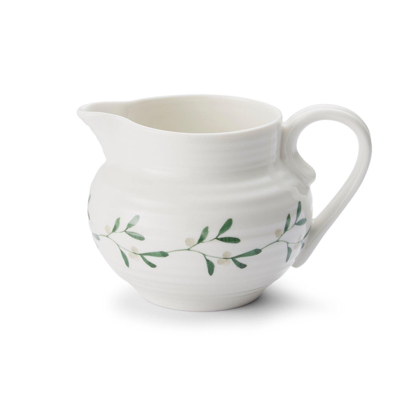 White - Portmeirion - Sophie Conran Mistletoe Cream Jug - 2