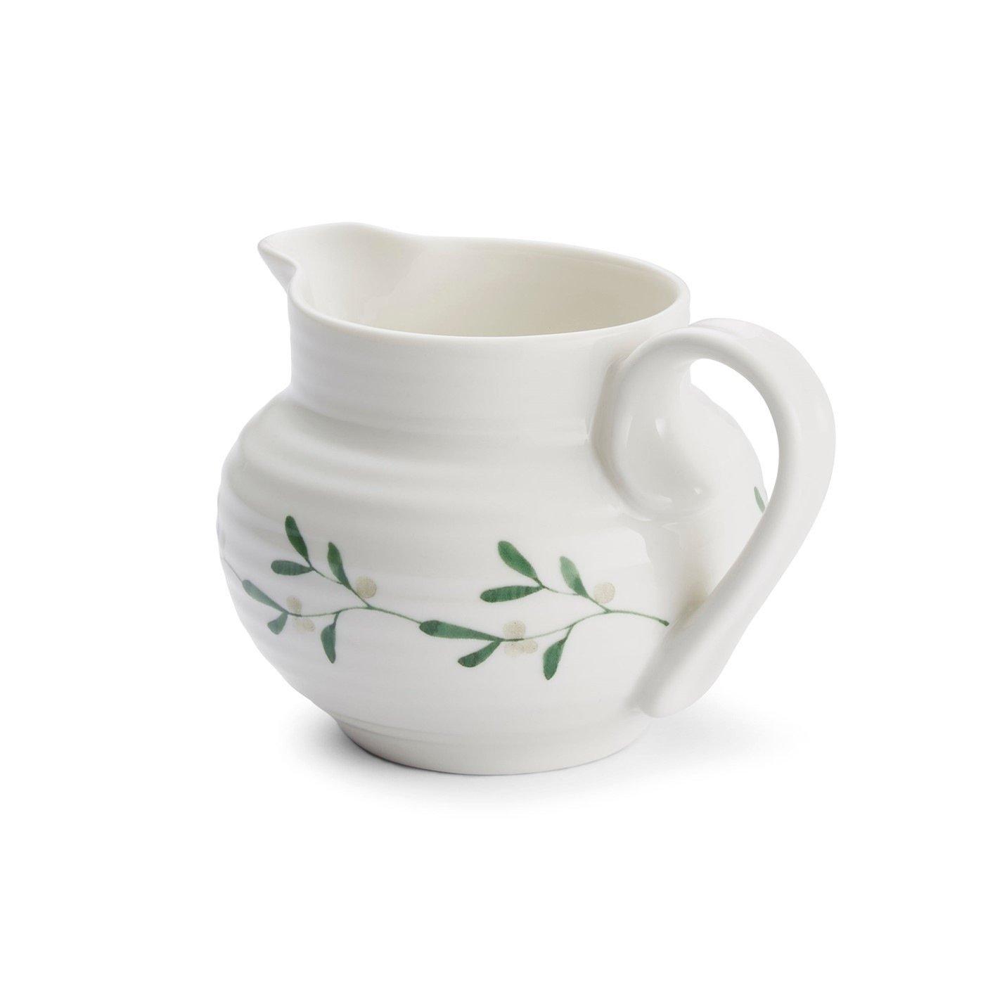 White - Portmeirion - Sophie Conran Mistletoe Cream Jug - 3