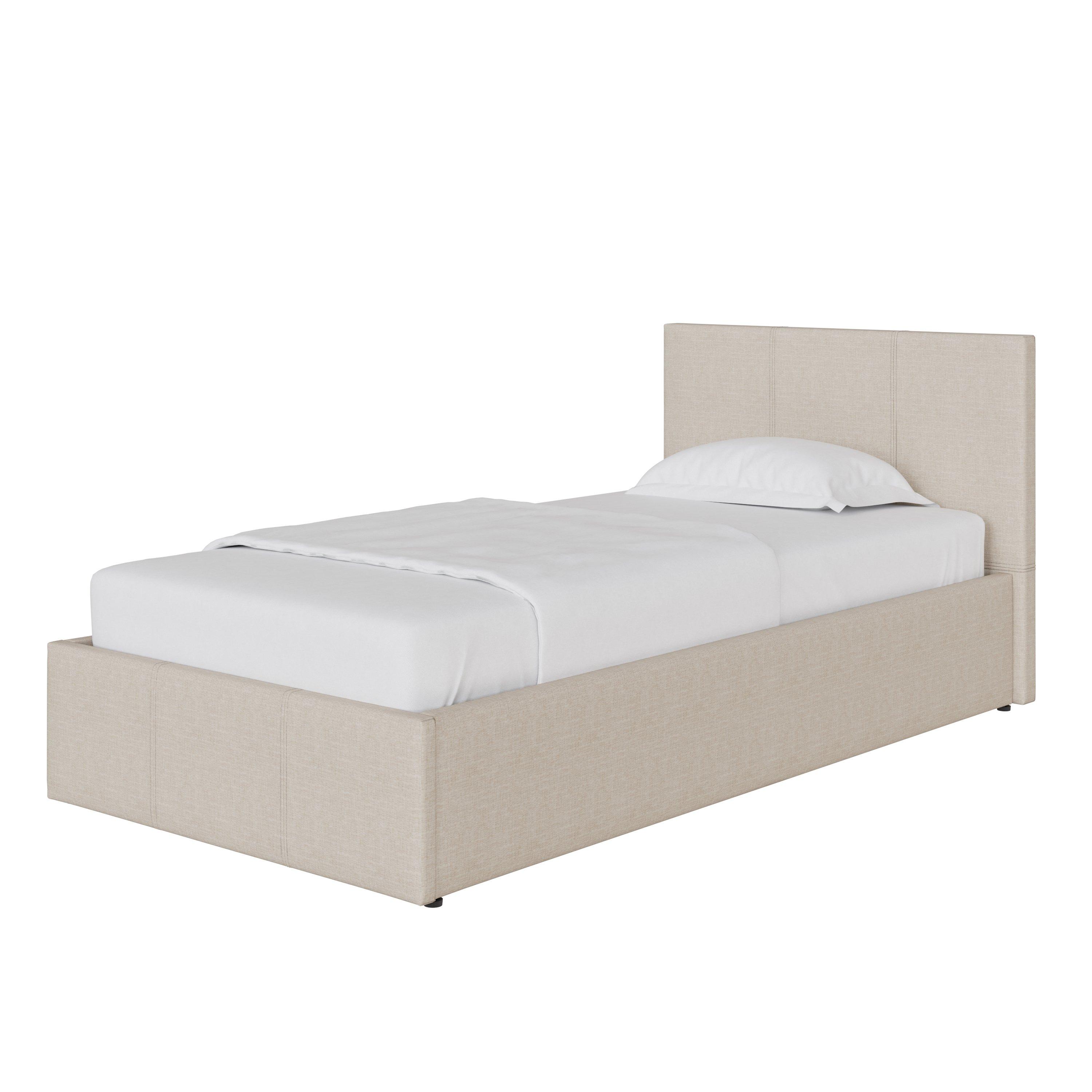 Natural - GFW - Side Lift Ottoman 90Cm Natural - 3