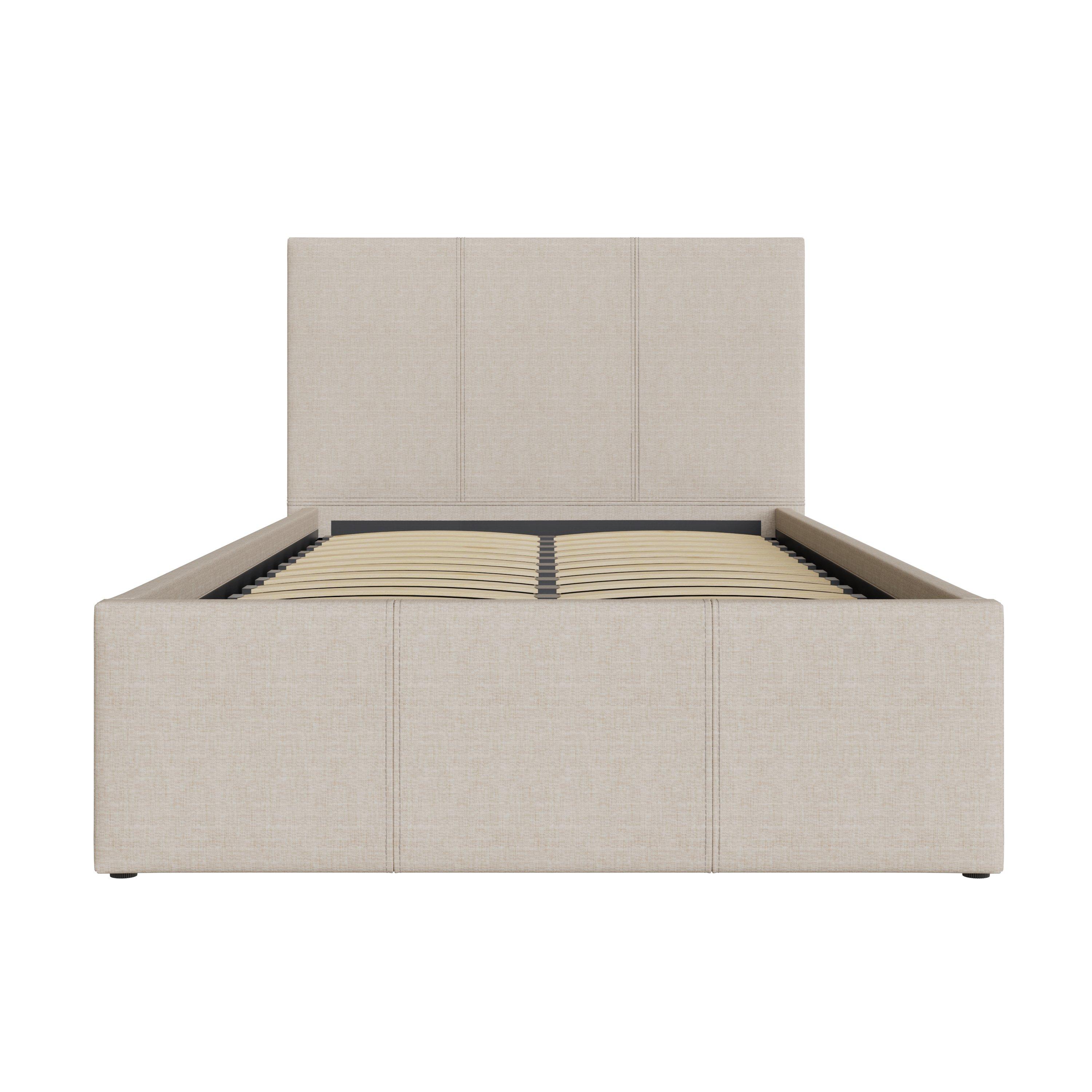 Natural - GFW - Side Lift Ottoman 90Cm Natural - 6