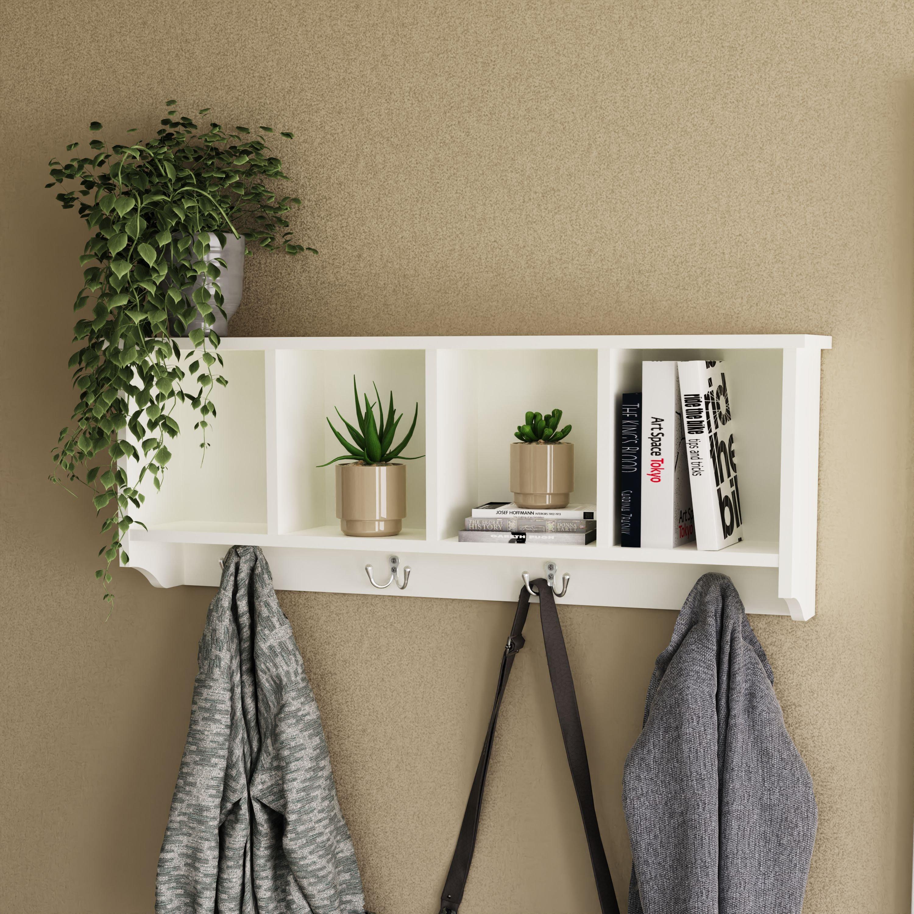 Gfw  Kempton Wall Rack - White