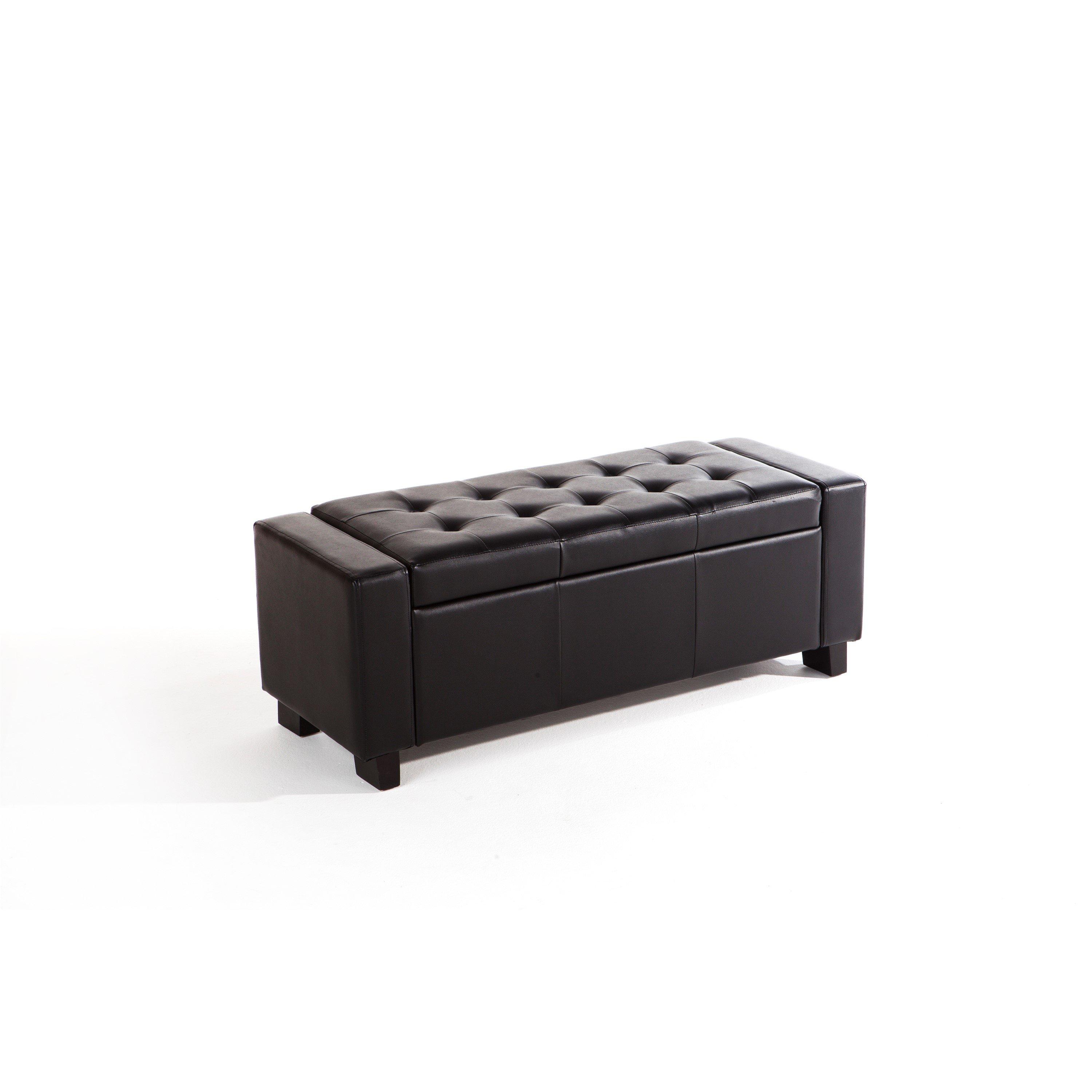 Black - GFW - GFW Verona Ottoman Storage Bench - 2