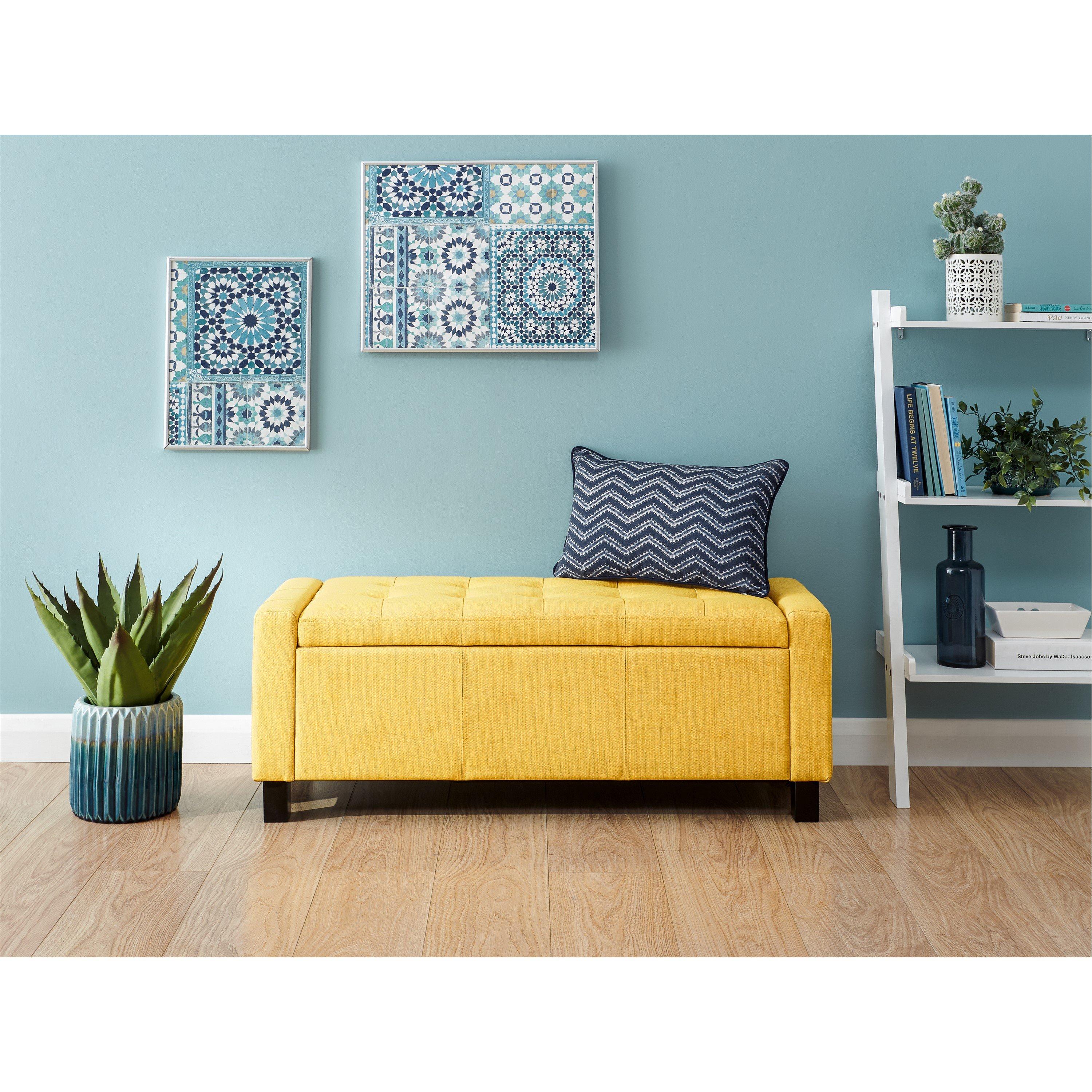 Verona Ottoman Bench Grey Pu