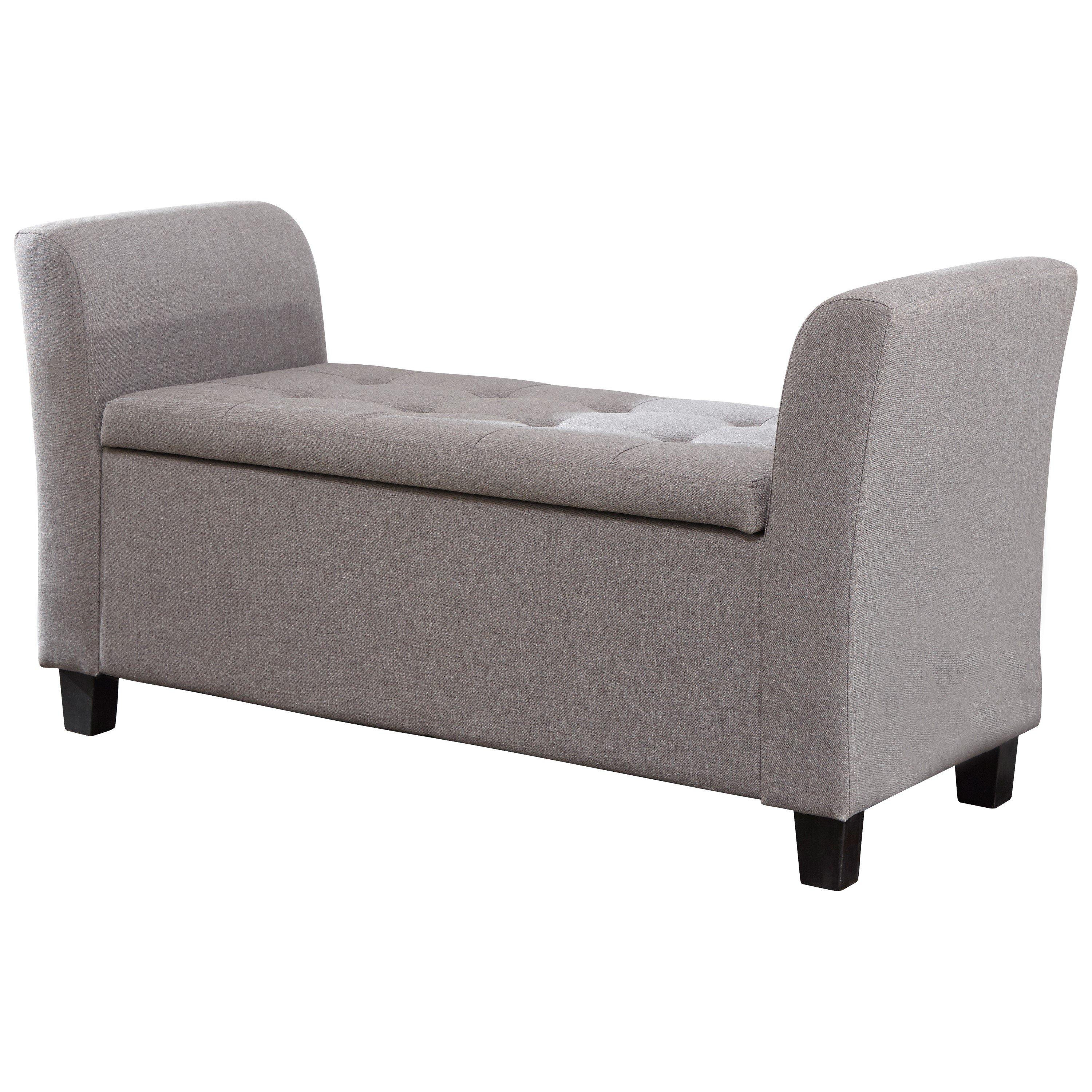 Grey - GFW - Verona Upholstered Window Seat - 2