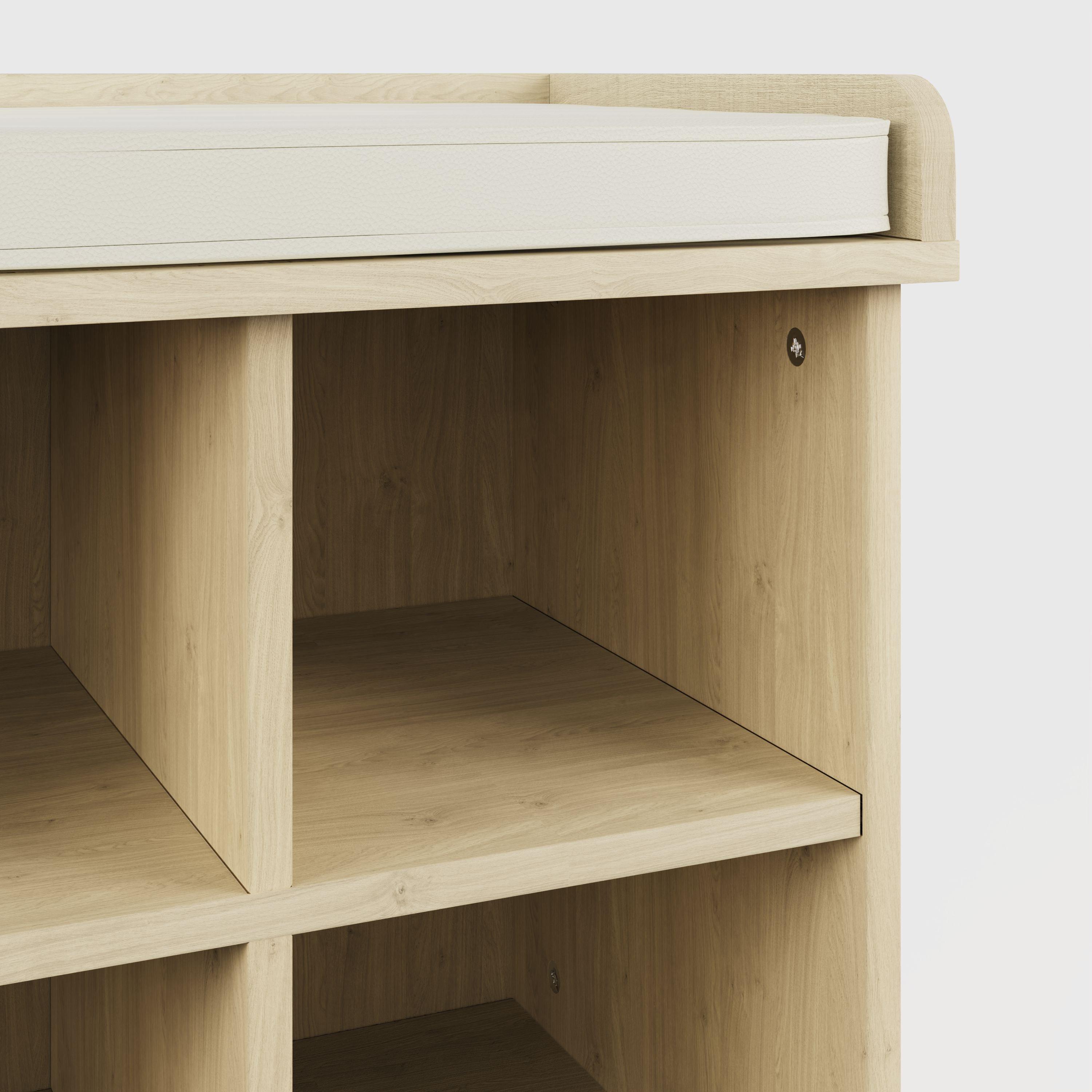 Oak - GFW - GFW Kempton Shoe Bench - 5