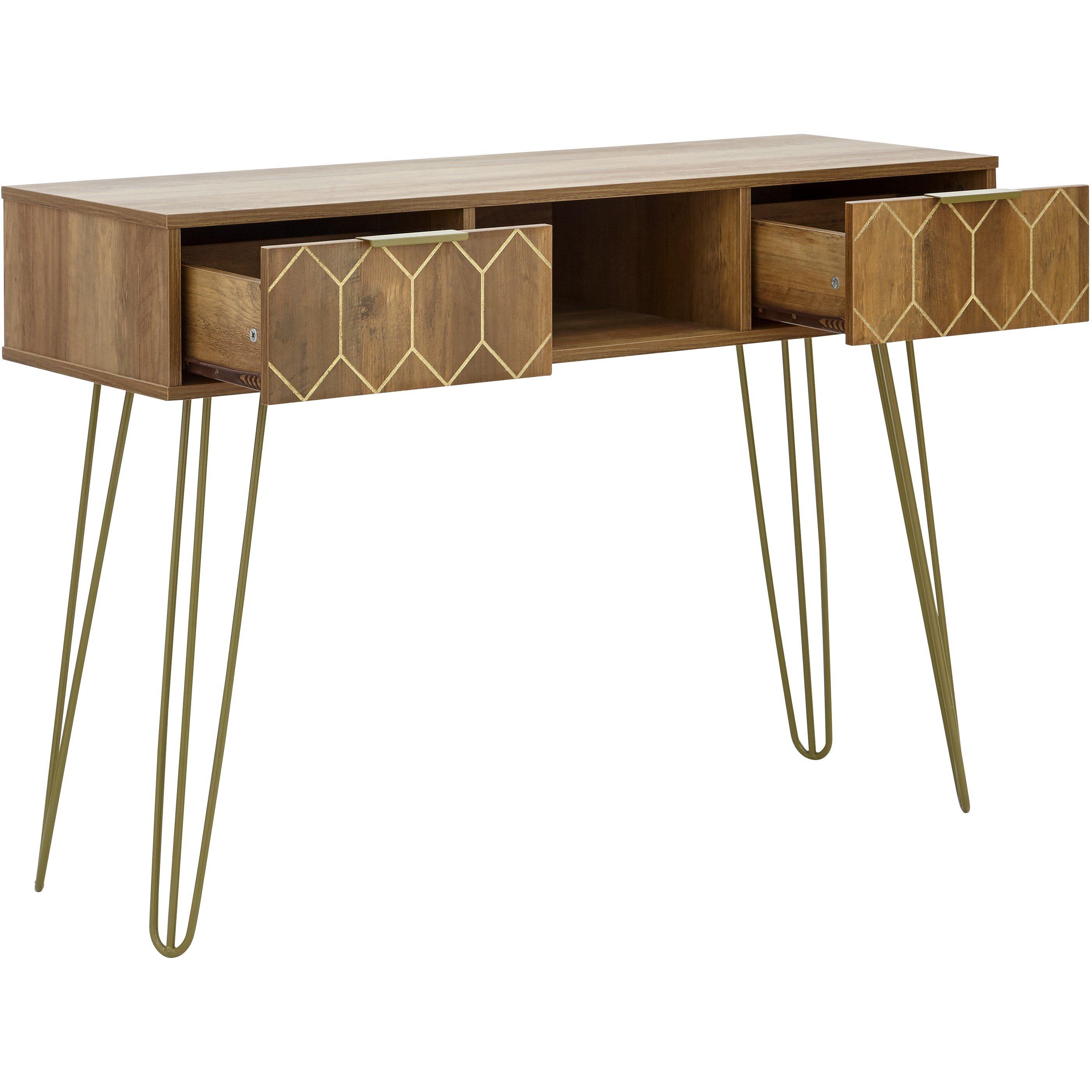 Mango - GFW - GFW Orleans 2 Drawer Console Desk - 3
