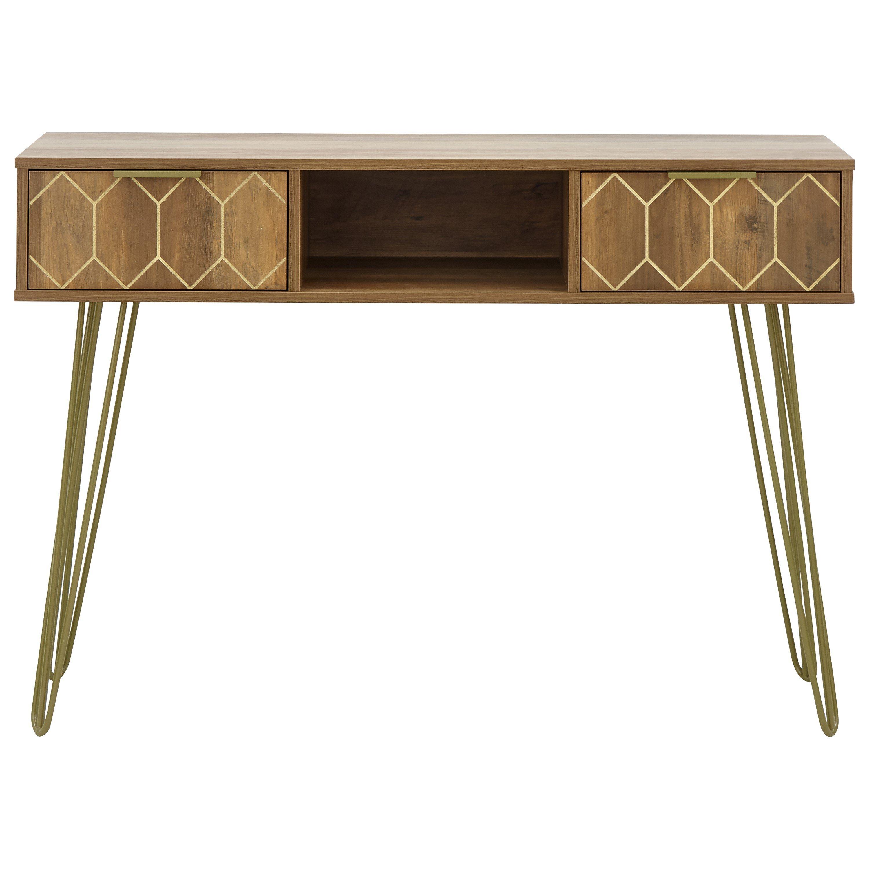 Mango - GFW - GFW Orleans 2 Drawer Console Desk - 4