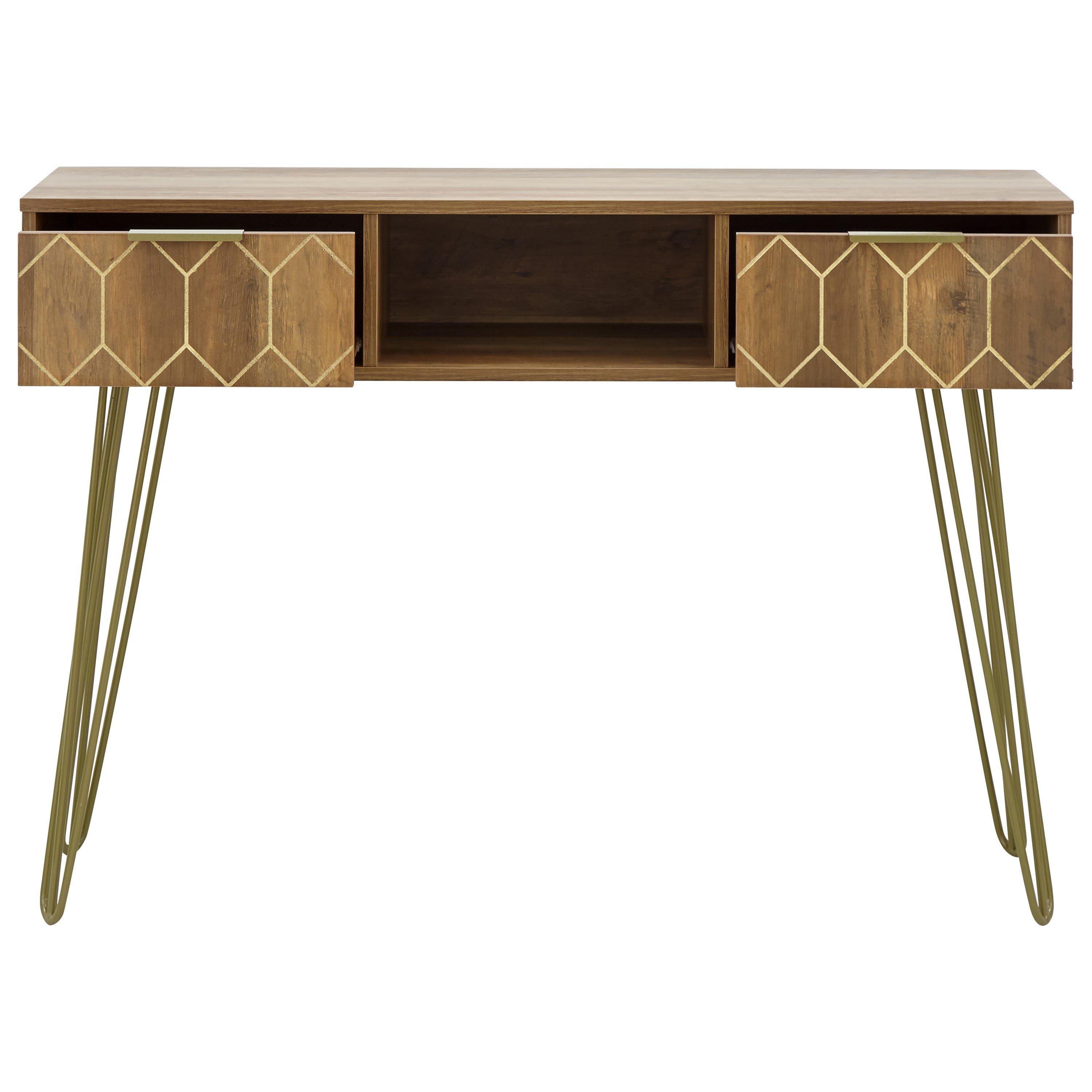 Mango - GFW - GFW Orleans 2 Drawer Console Desk - 5