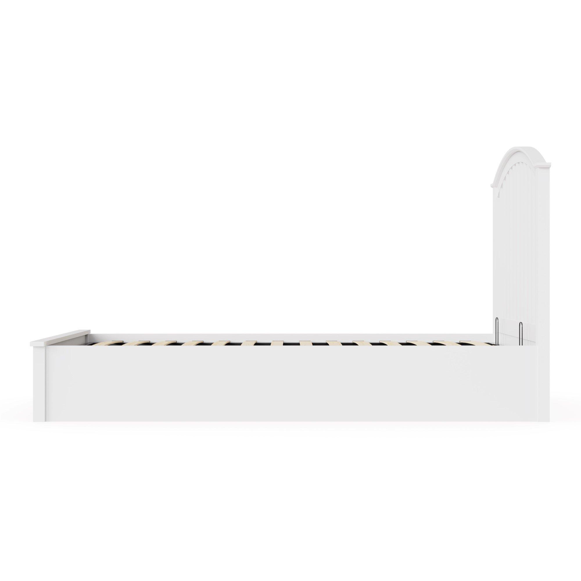 White - GFW - GFW Madrid Wooden Ottoman Storage Bed 90cm - 3