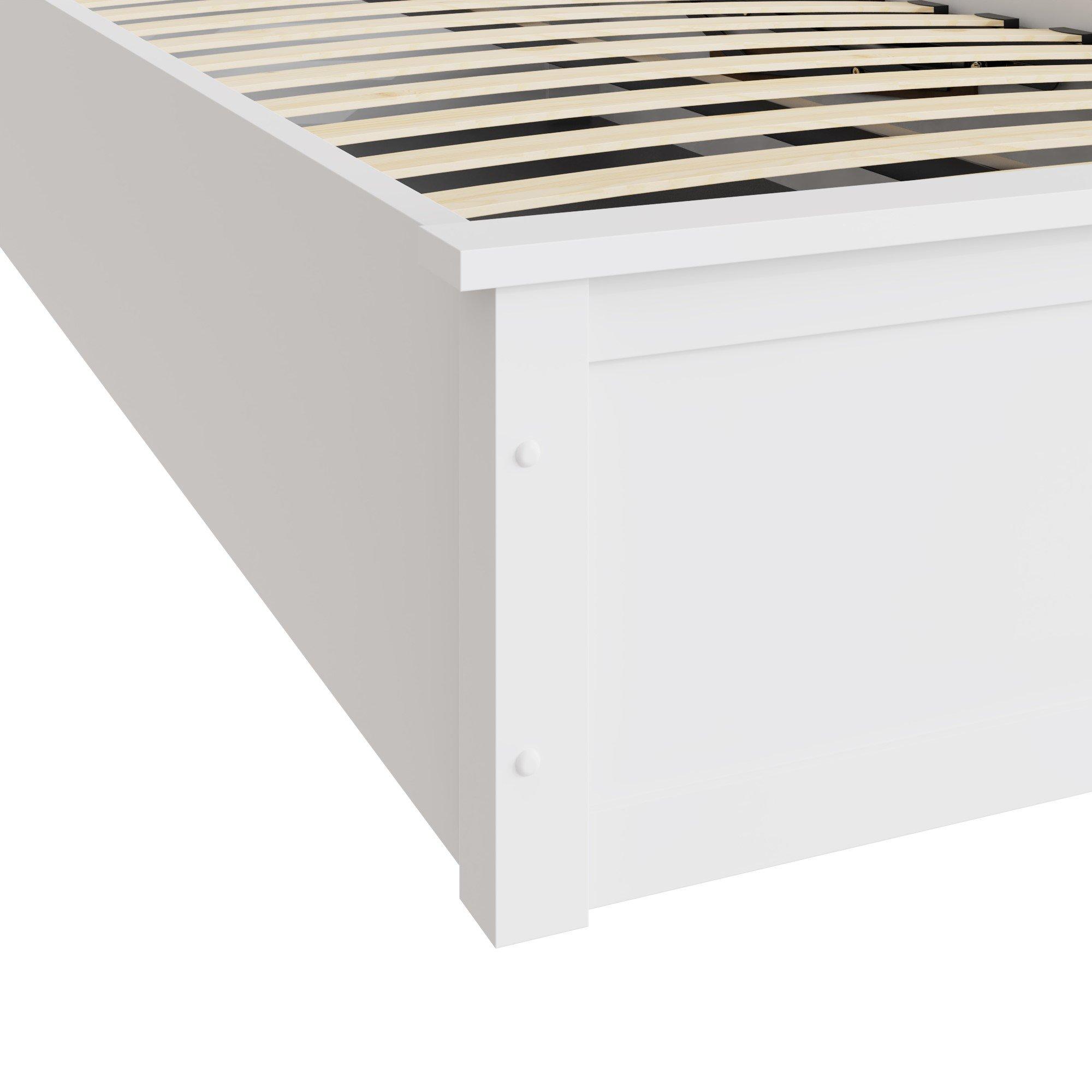 White - GFW - GFW Madrid Wooden Ottoman Storage Bed 90cm - 6