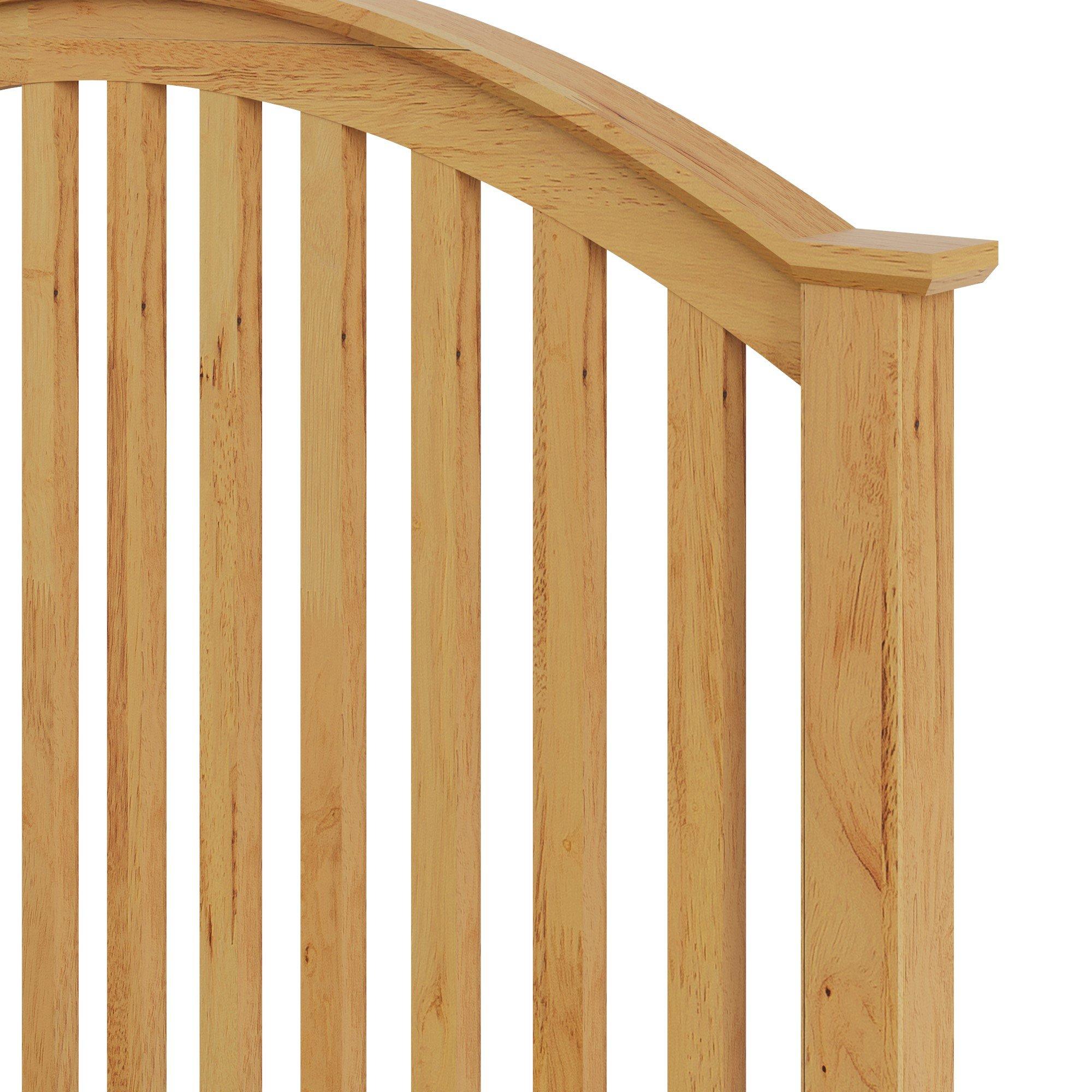 Oak - GFW - Madrid Wooden Ottoman Storage Bed 90cm - 8