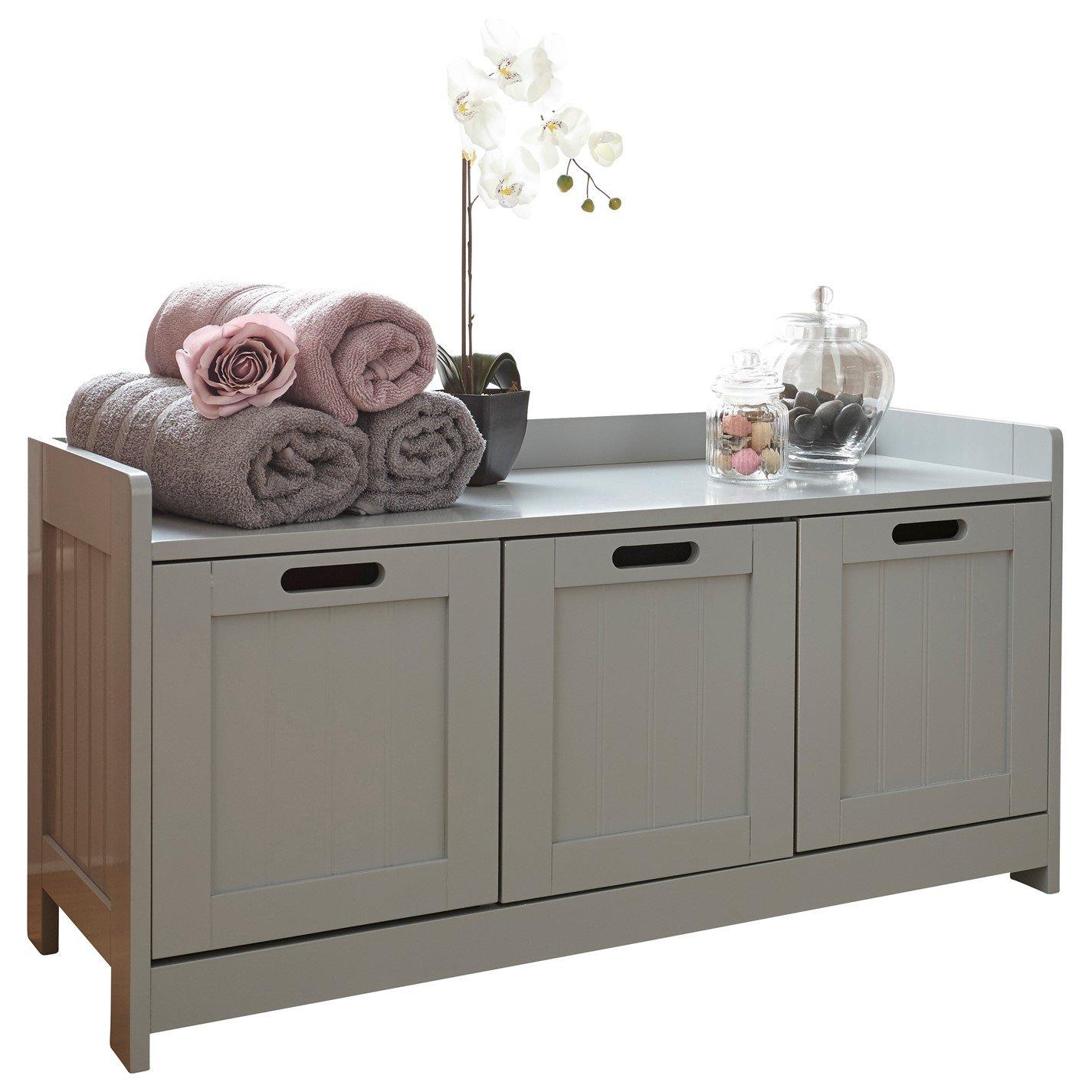 Grey - GFW - Colonial 3 Door Storage Unit - 2