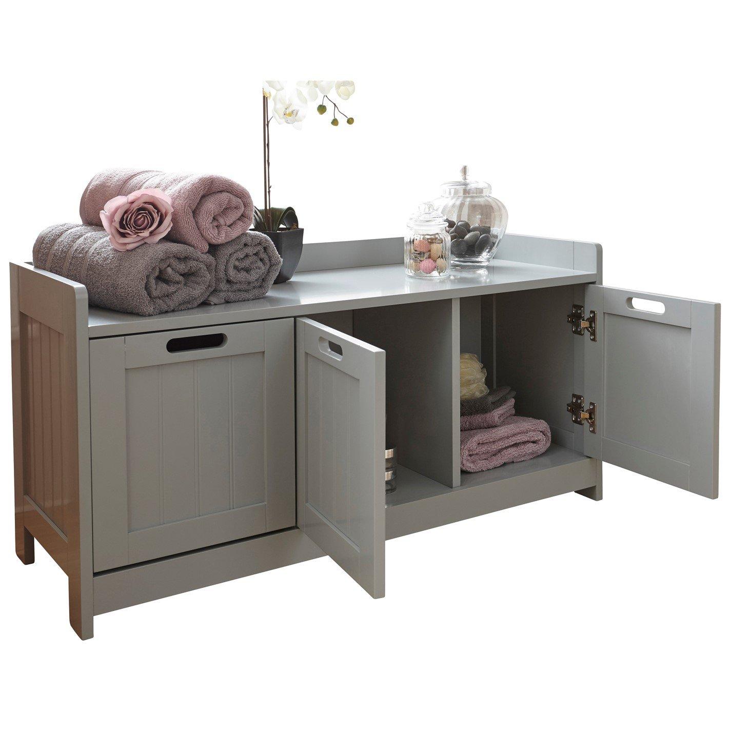 Grey - GFW - Colonial 3 Door Storage Unit - 3