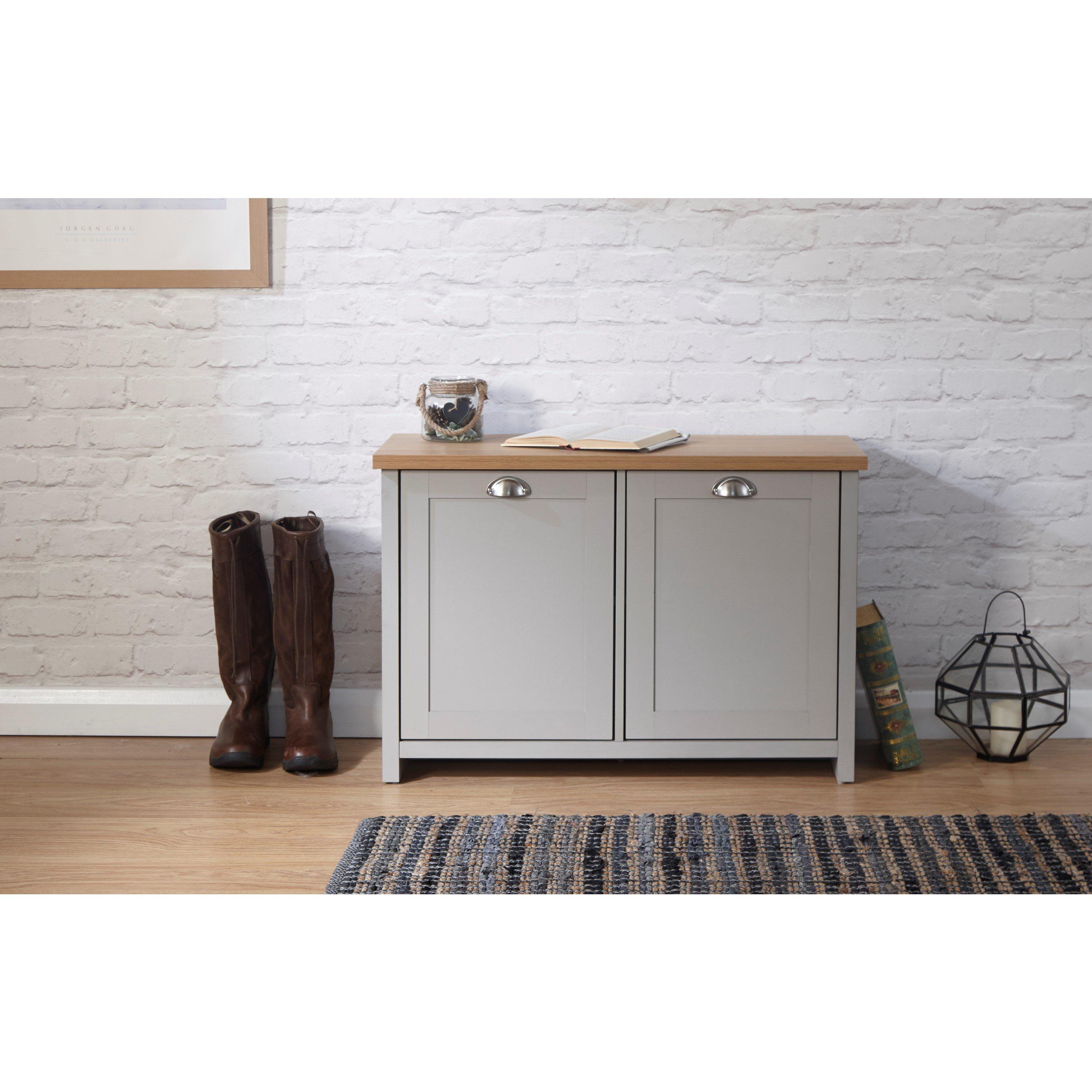 Gfw  Lancaster Shoe Storage - Grey