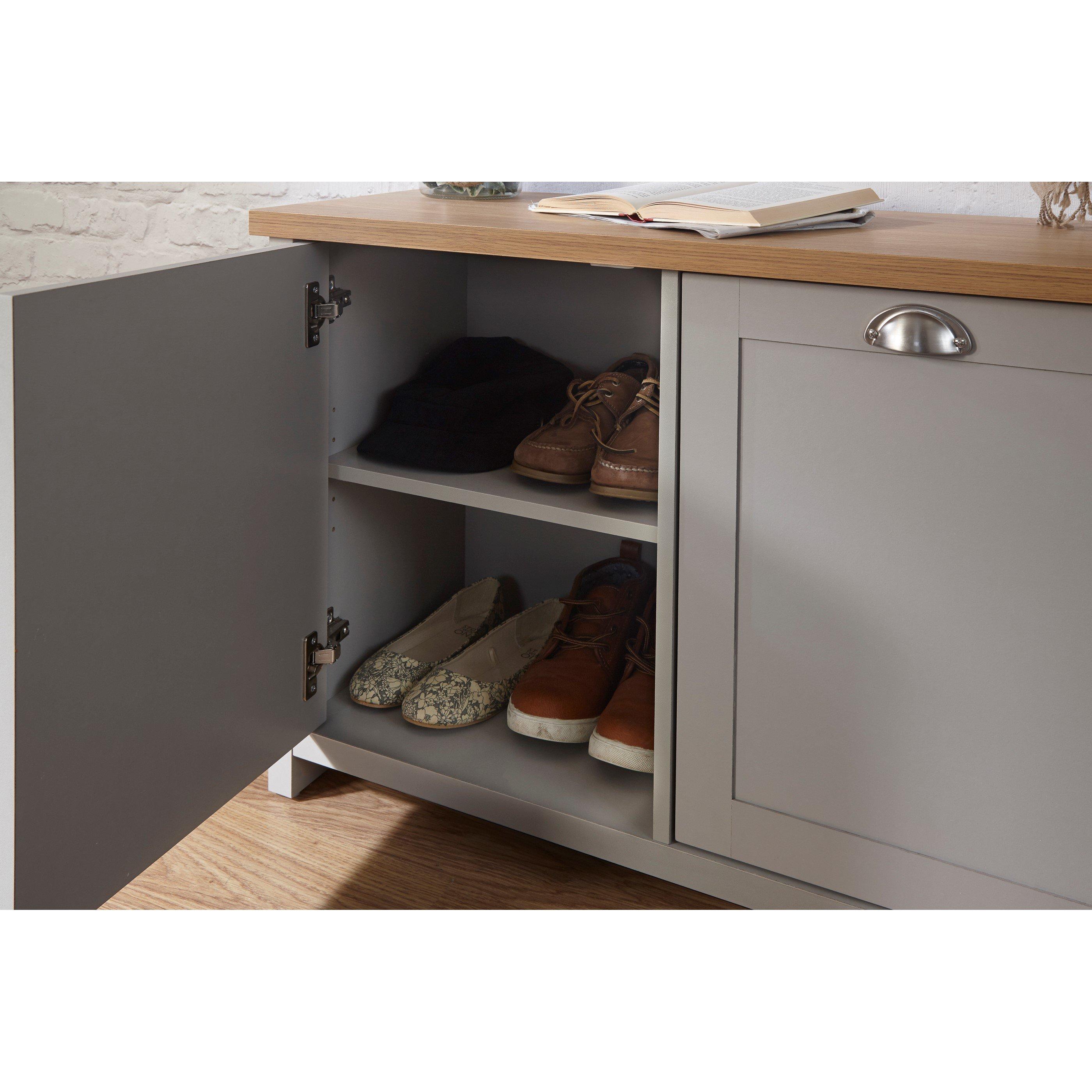 Grey - GFW - GFW Lancaster Shoe Storage - 4