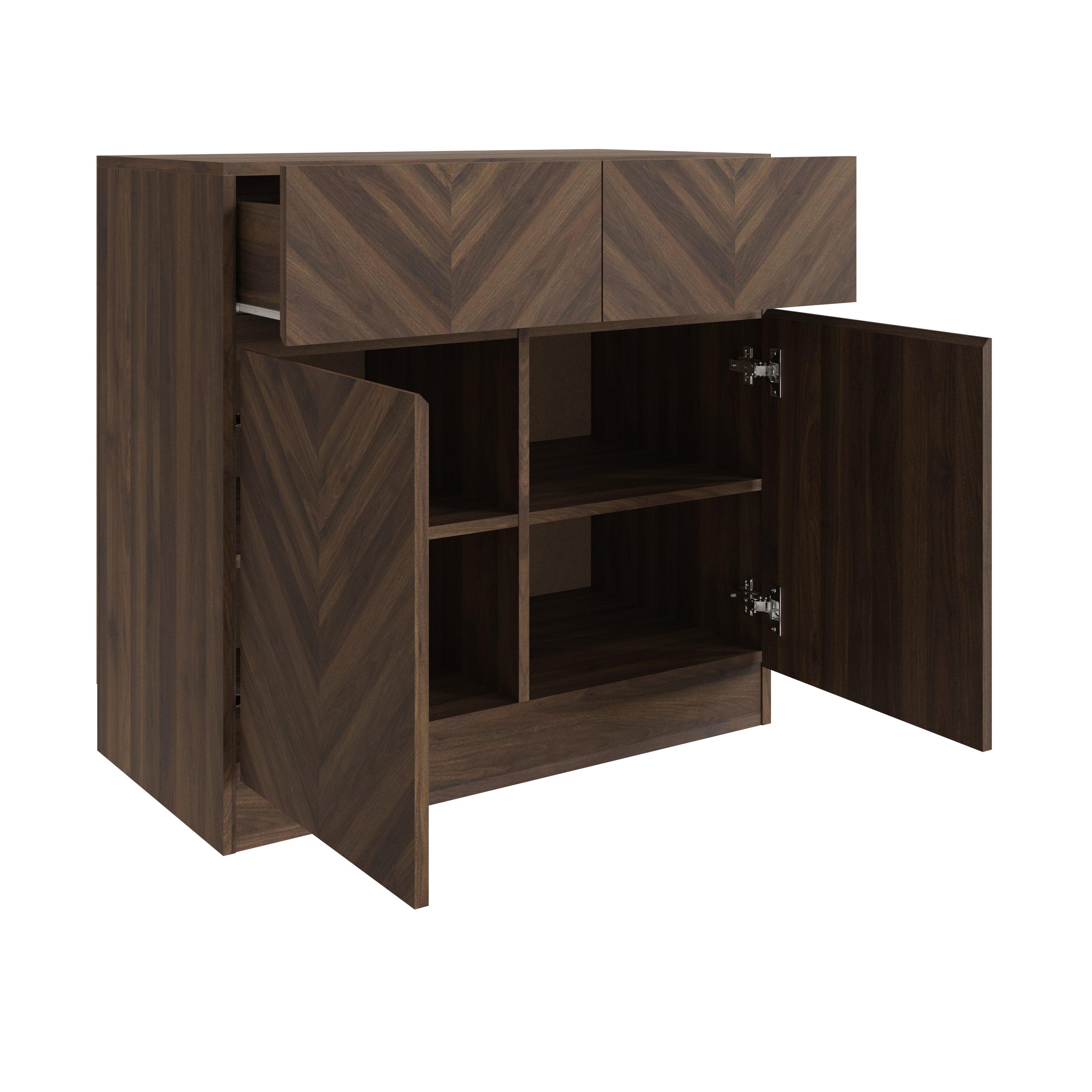 Royal Walnut - GFW - GFW Catania Compact Sideboard - 3