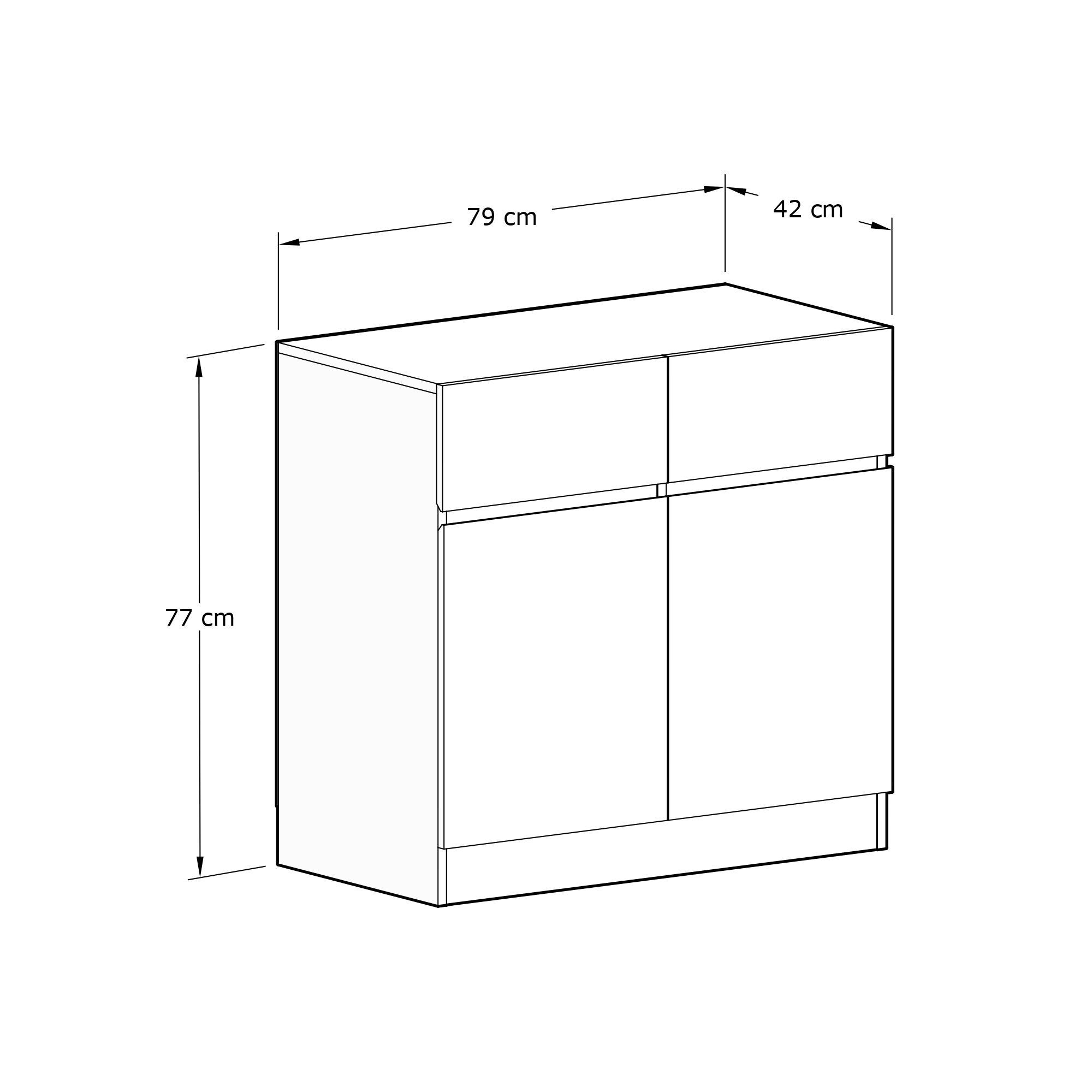 Royal Walnut - GFW - GFW Catania Compact Sideboard - 7
